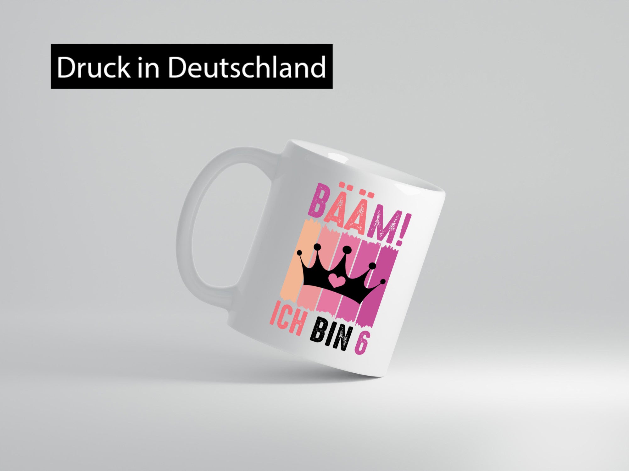 6. Geburtstag | 6 Jahre Bääm ich bin Krone Geschenkidee Humor Tasse