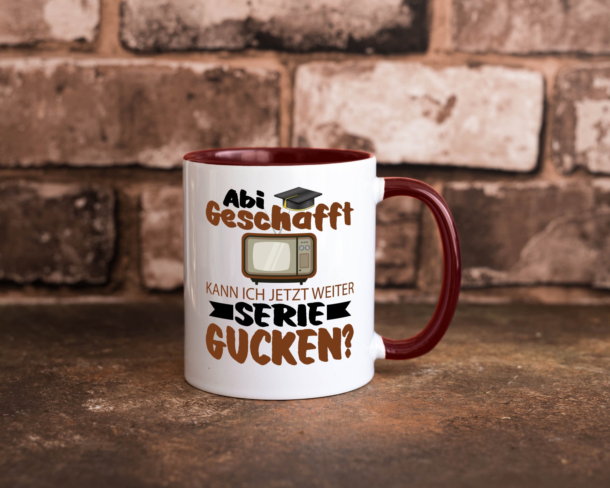 Abi Geschaft | Serie Gucken Bachlor Abitur Geschenk Humor Geschenkidee lustiger