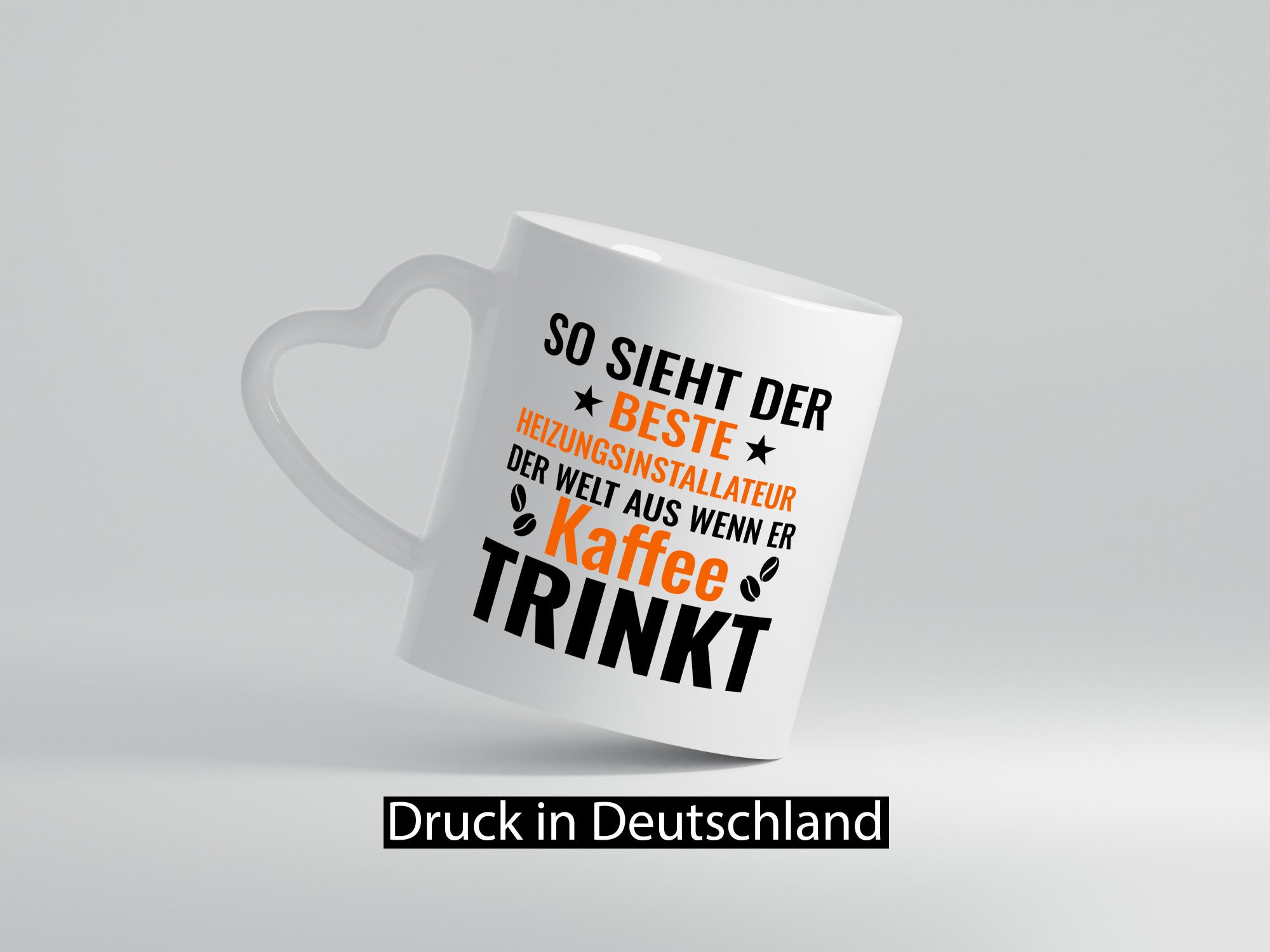 Kaffee trinkt: Heizungsinstallateur | Heizungsbauer lustiger Spruch Geschenk
