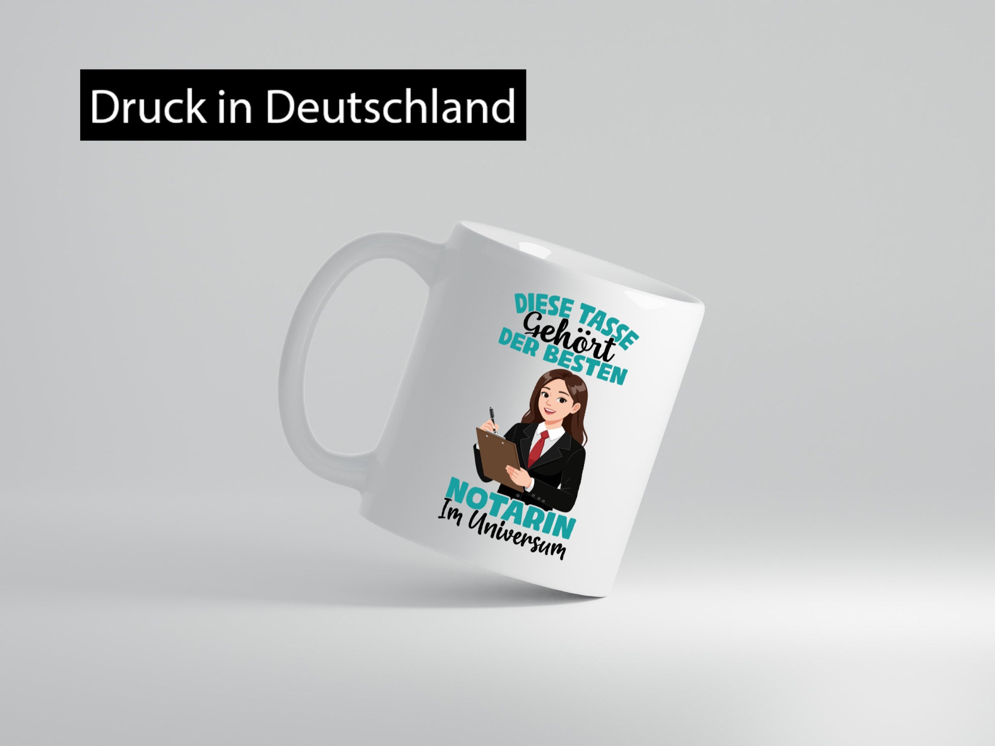 Im Universum: Notarin | Juristin Humor Geschenkidee Tasse