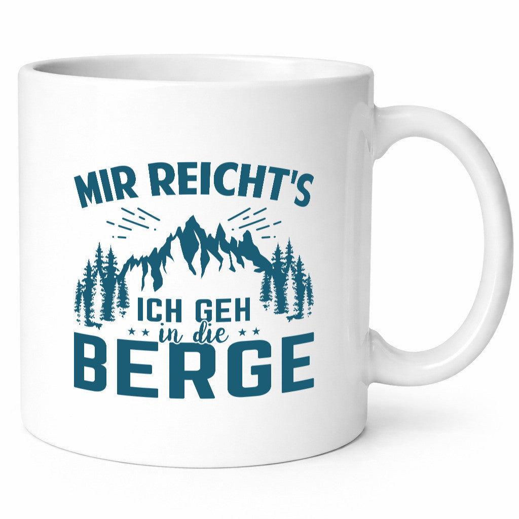 Ich geh in die Berge | Bäume lustig Humor Geschenkidee Geschenk Tasse