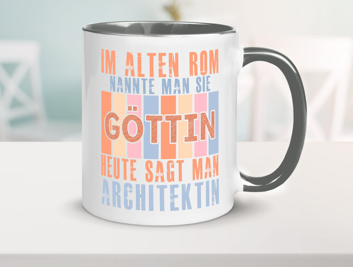 Heute sagt man: Architektin | Architektur Büro lustiger Spruch Geschenk Arbeit Tasse