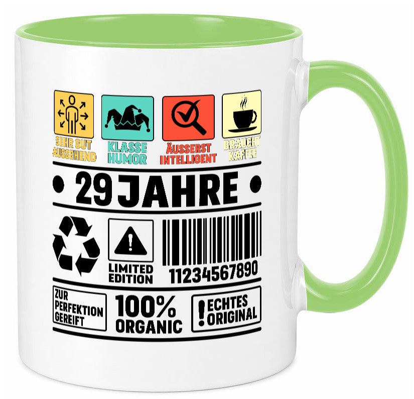 29. Geburtstag | 29 Jahre Humor Limited Edition lustiger Spruch Geschenk