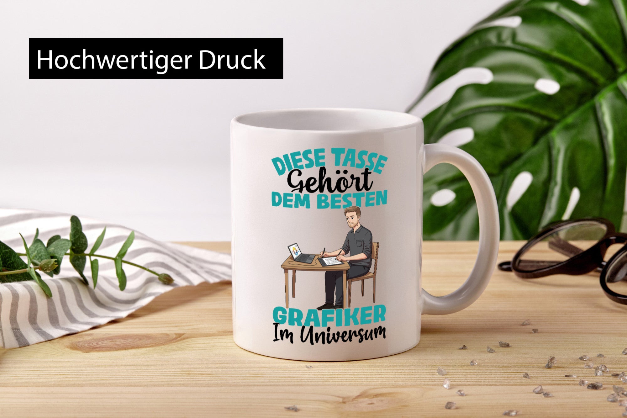 Im Universum: Grafiker | Grafik Design lustiger Spruch Geschenk Humor