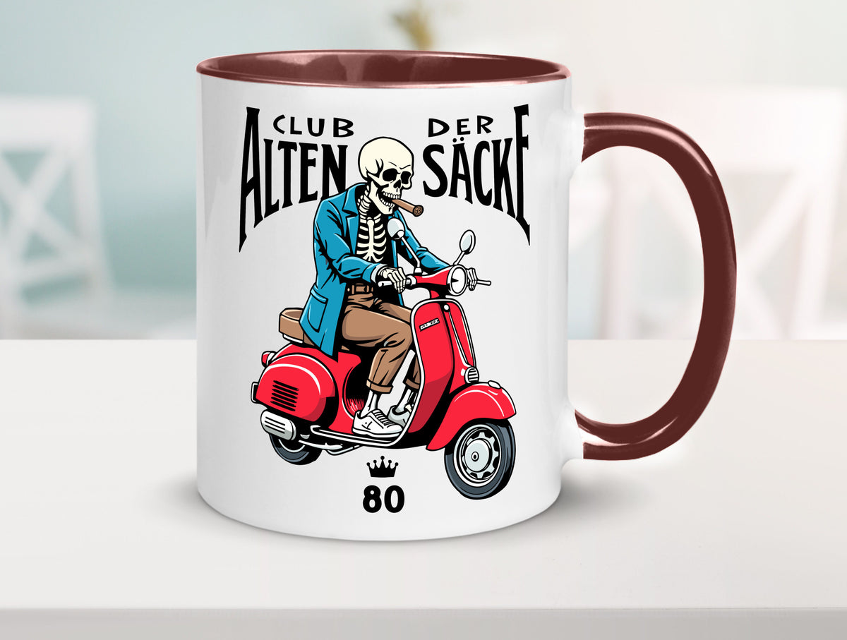 80. Geburtstag | 80 Jahre Club der alten Säcke v2 Humor Geschenkidee Tasse