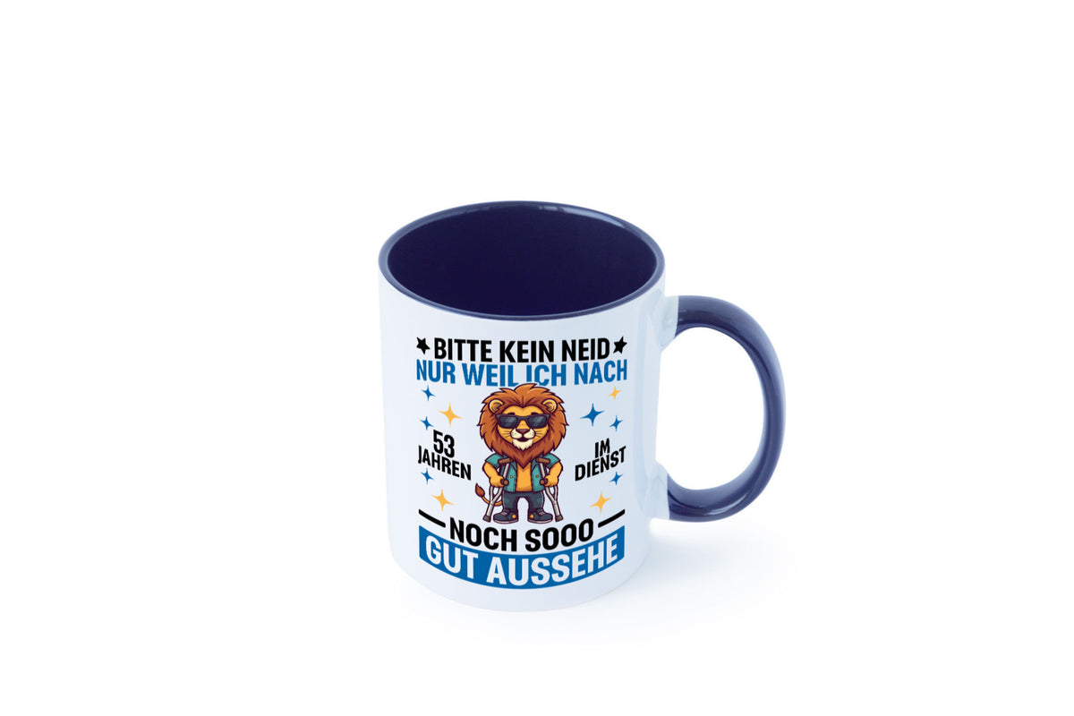 53 Jahre im Dienst | Arbeitsjubiläum Arbeit Geschenkidee Kollegen Büro Humor Tasse