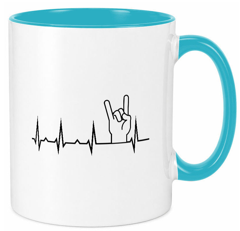 Heavy Metal Motiv | Rocker Musiker Rock Musik Geschenk Humor Geschenkidee Tasse