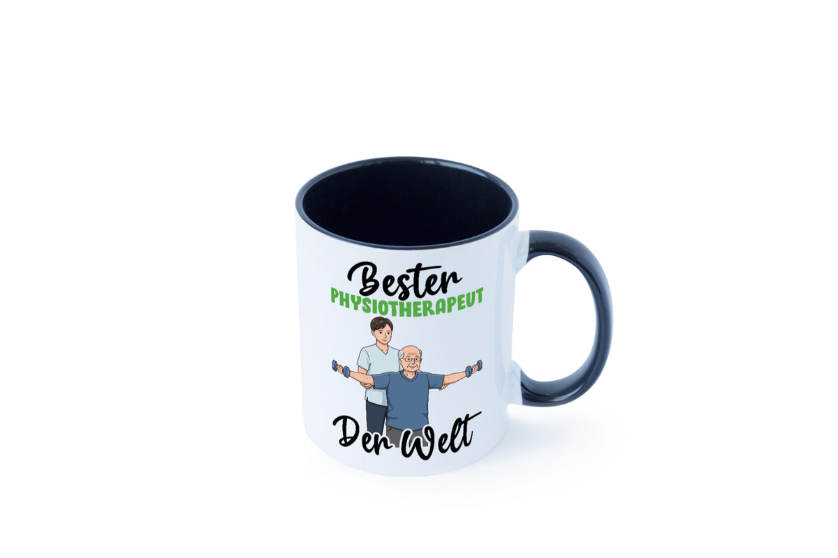 Bester Physiotherapeut v3 Geschenk Humor Geschenkidee lustiger Spruch Tasse