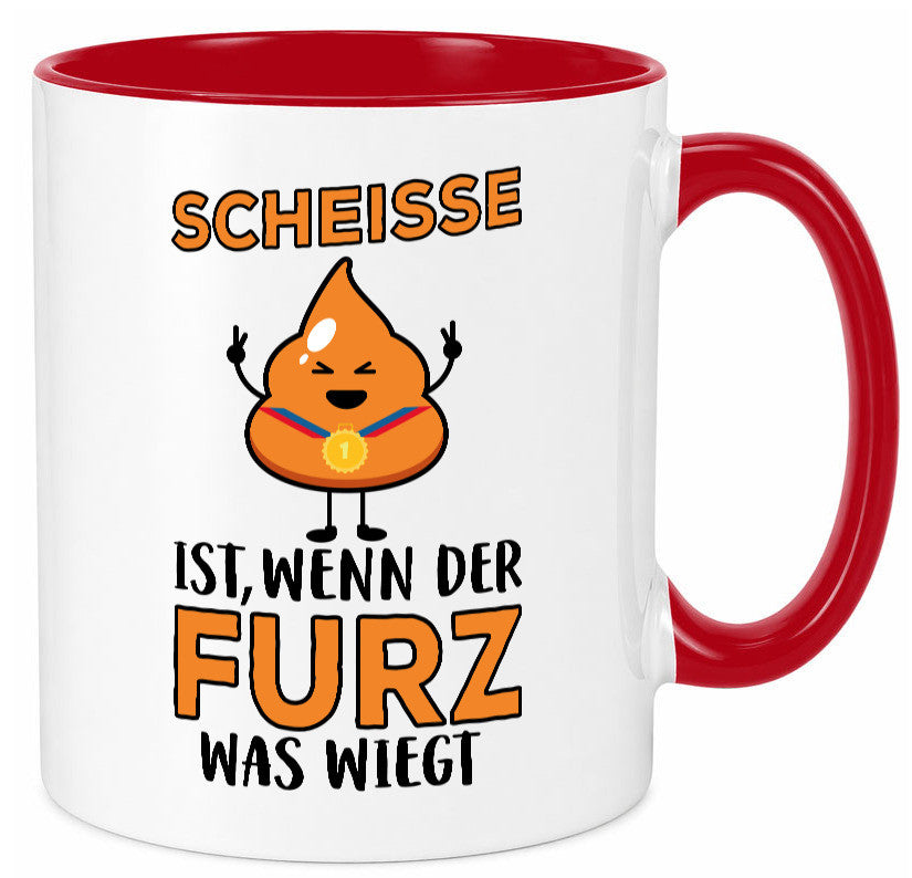 Scheisse ist lustiger Spruch Geschenk Humor Geschenkidee Tasse