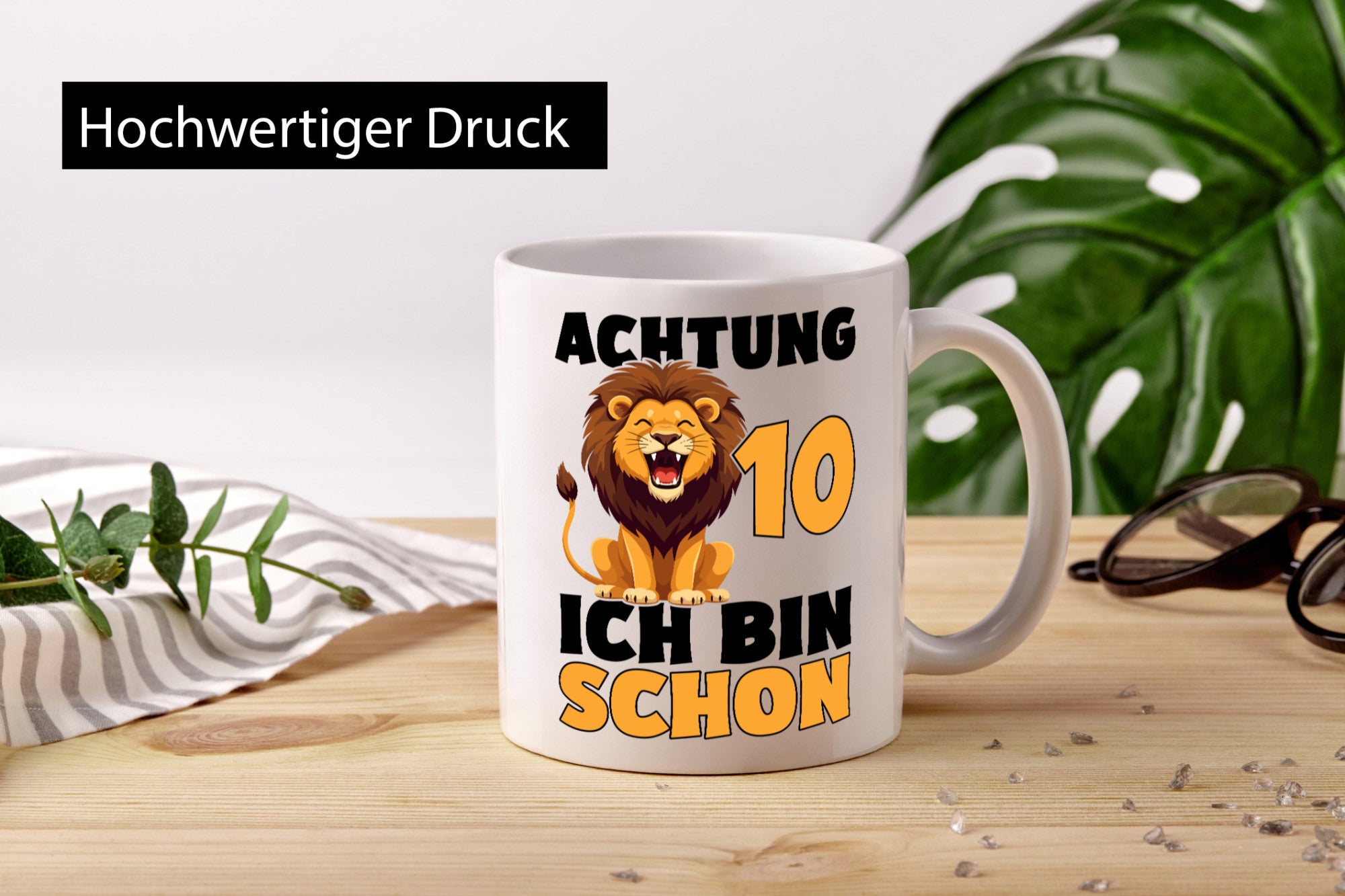 10. Geburtstag | 10 Jahre Löwe Humor Geschenkidee Tasse
