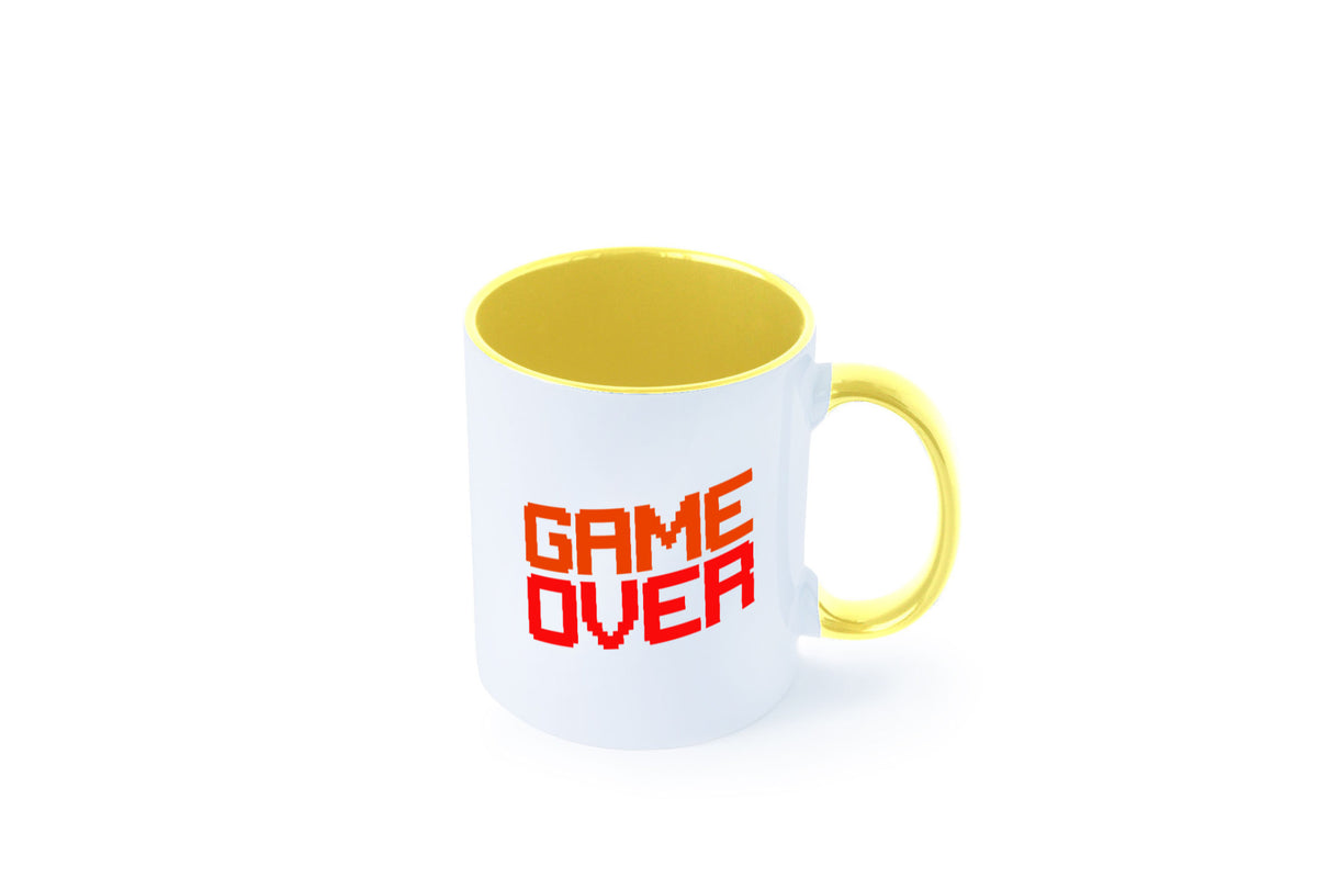 Game Over | Gamer Zocker Retro PC Nerd Pixel Geschenkidee Humor Tasse