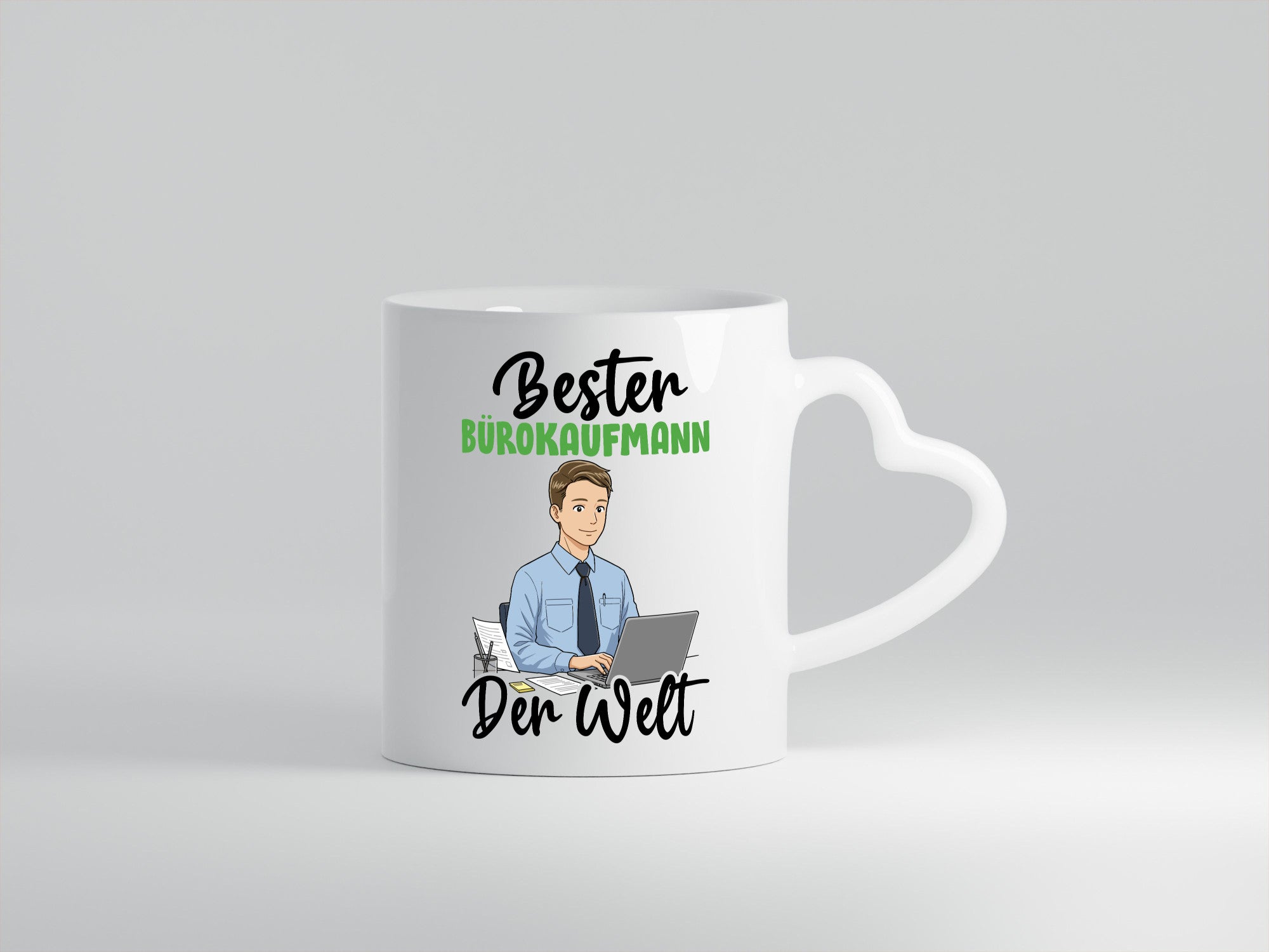 Bester Bürokaufmann | Kaufmann v2 lustig Arbeit Kollegen Büro Geschenk Tasse