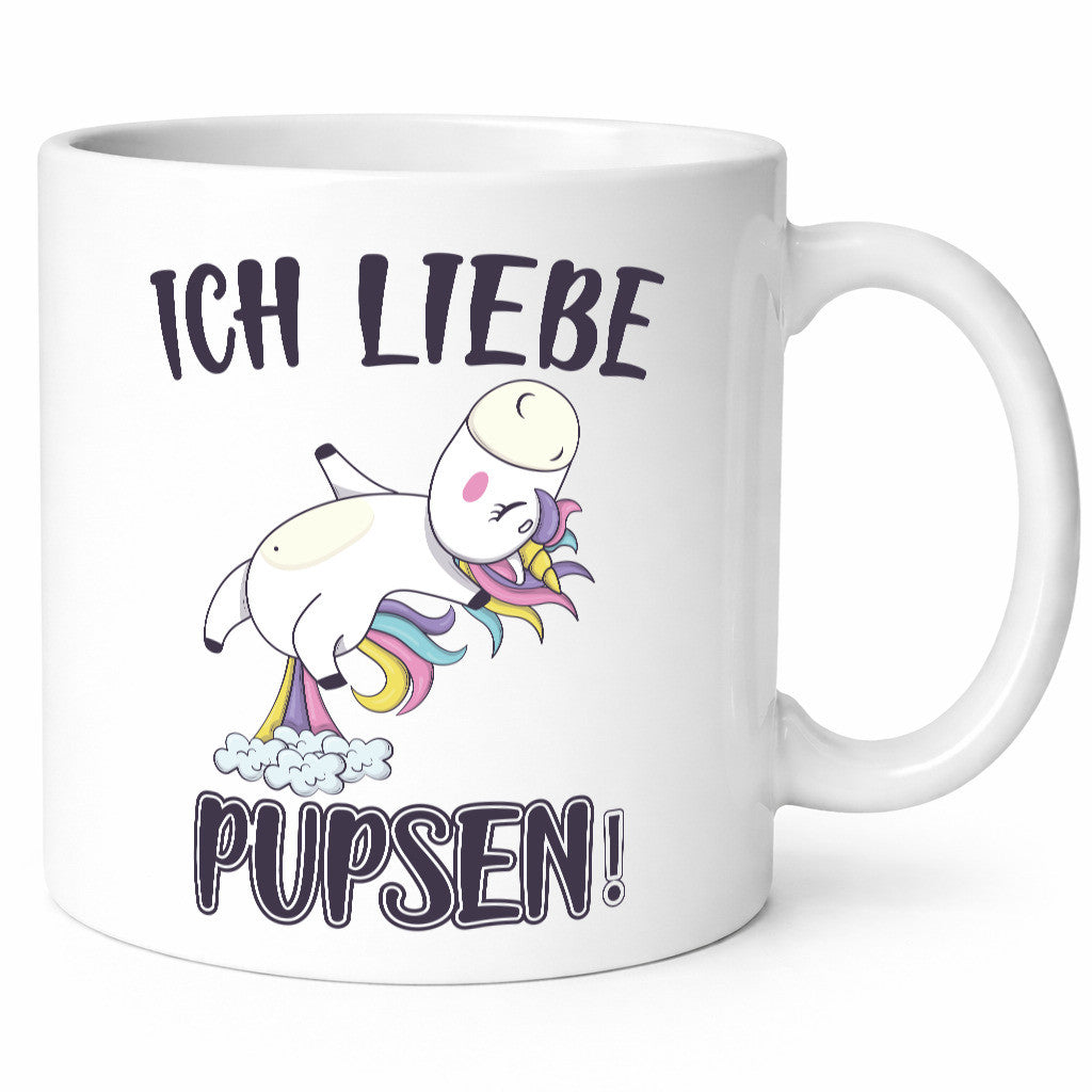 Ich liebe Pupsen v2 Geschenkidee Humor Tasse