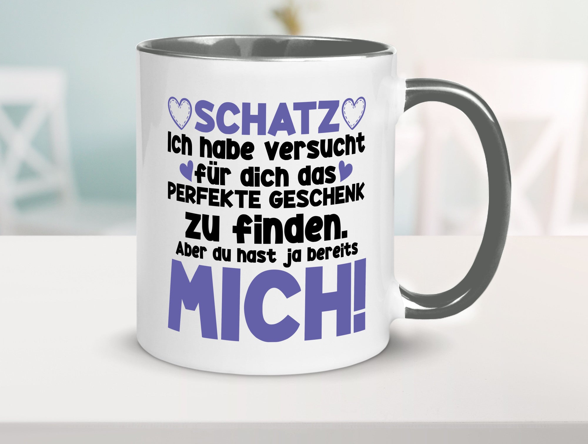 Schatz | Liebe Valentinstag Freund Freundin Herz Geschenkidee Humor Tasse