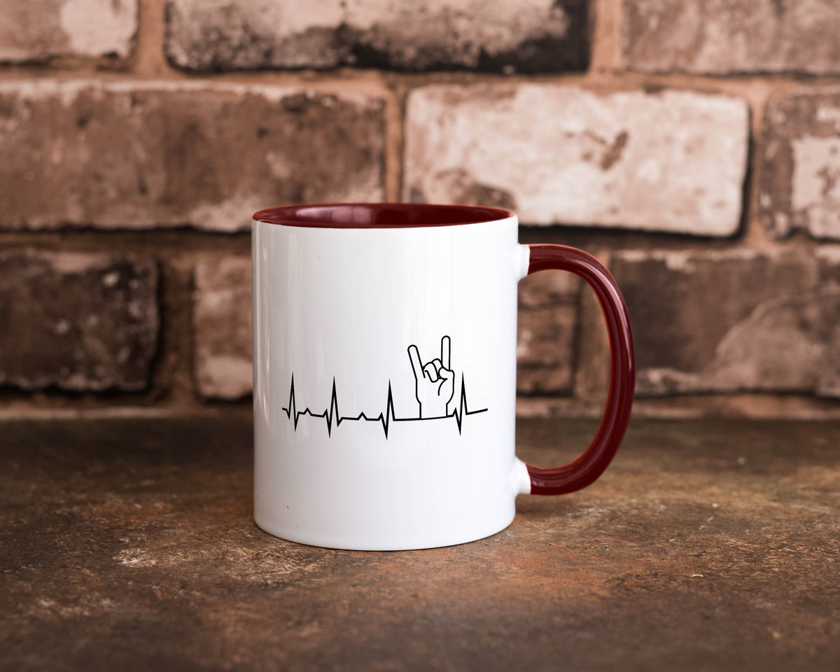 Heavy Metal Motiv | Rocker Musiker Rock Musik Geschenk Humor Geschenkidee Tasse