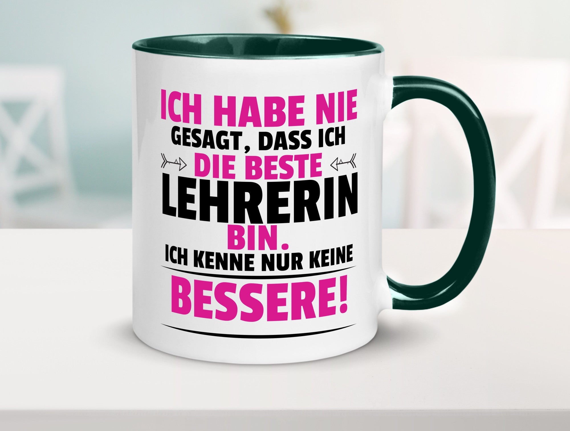 Die Beste Lehrerin | Schule Beruf Schüler Geschenk Arbeit Kollegen Büro