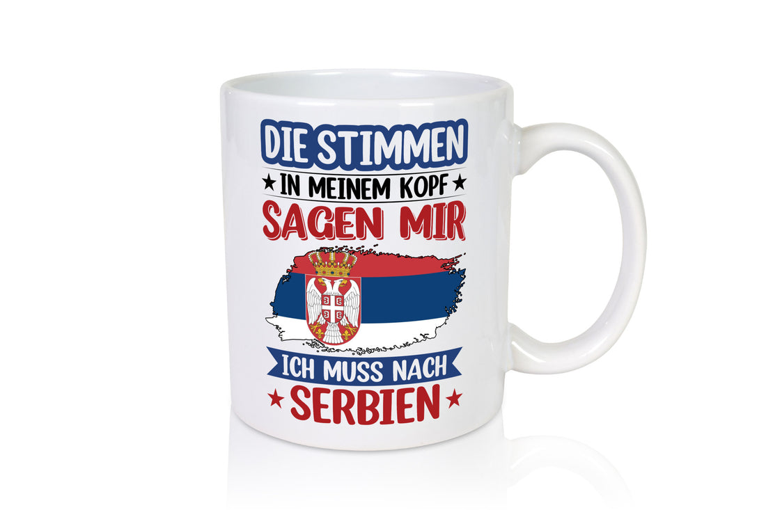 Serbien | Urlaub Stimmen in meinem Kopf Traumland v2 Geschenk Humor