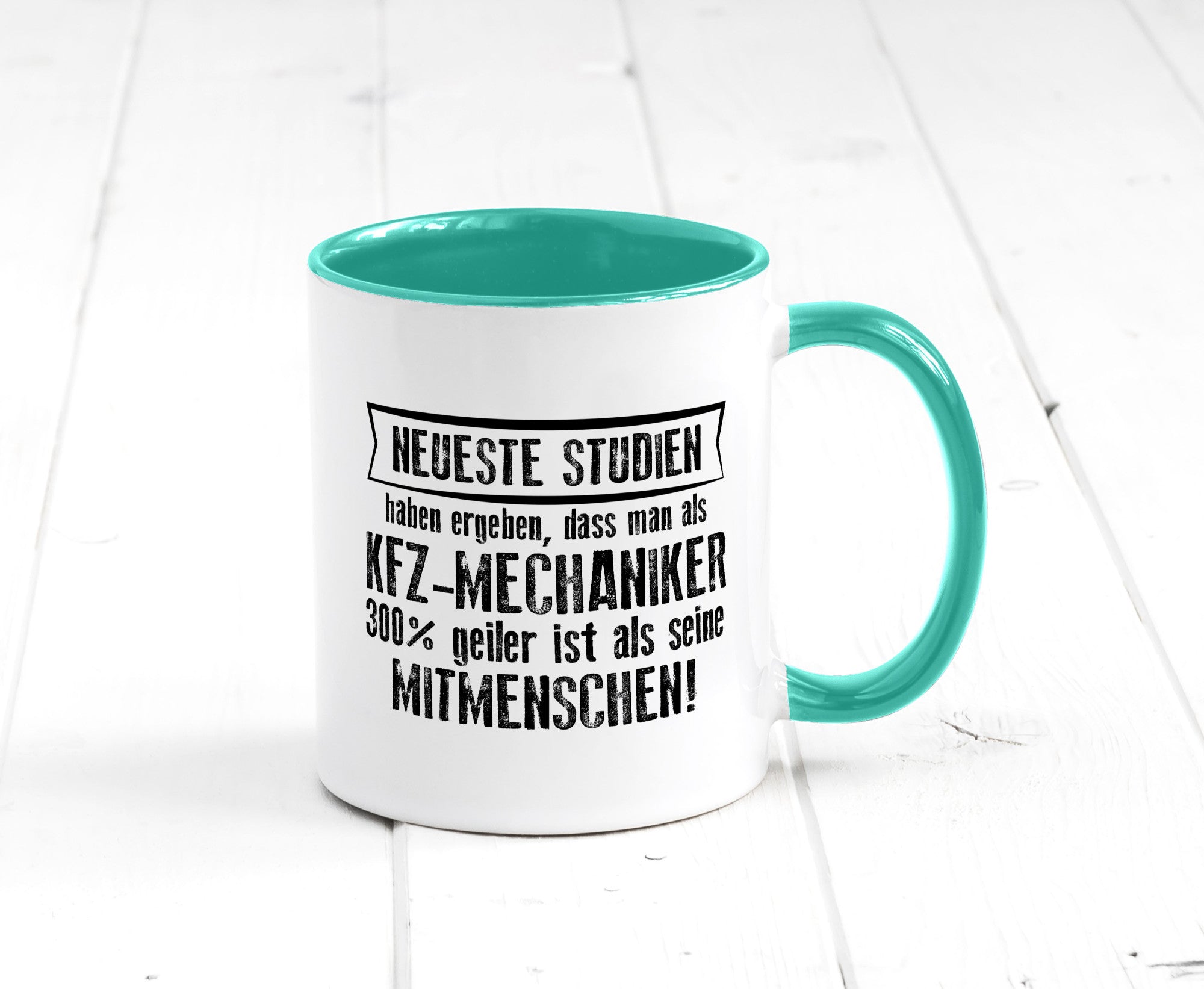 Neuste Studien: KFZ-Mechaniker | Werkstatt Mechaniker Geschenkidee Humor Tasse