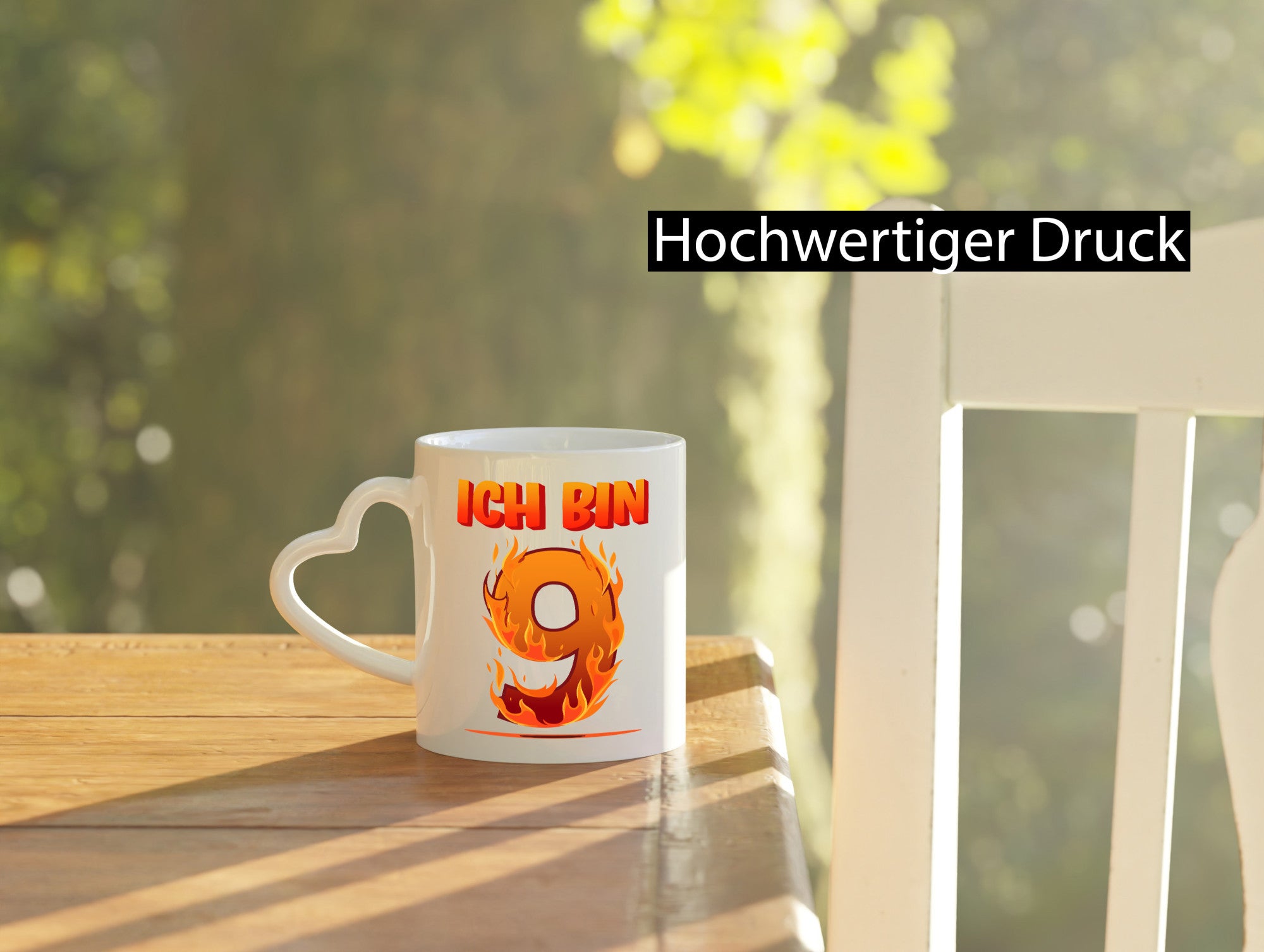9. Geburtstag | 9 Jahre Drache lustiger Spruch Geschenk Geschenkidee Tasse