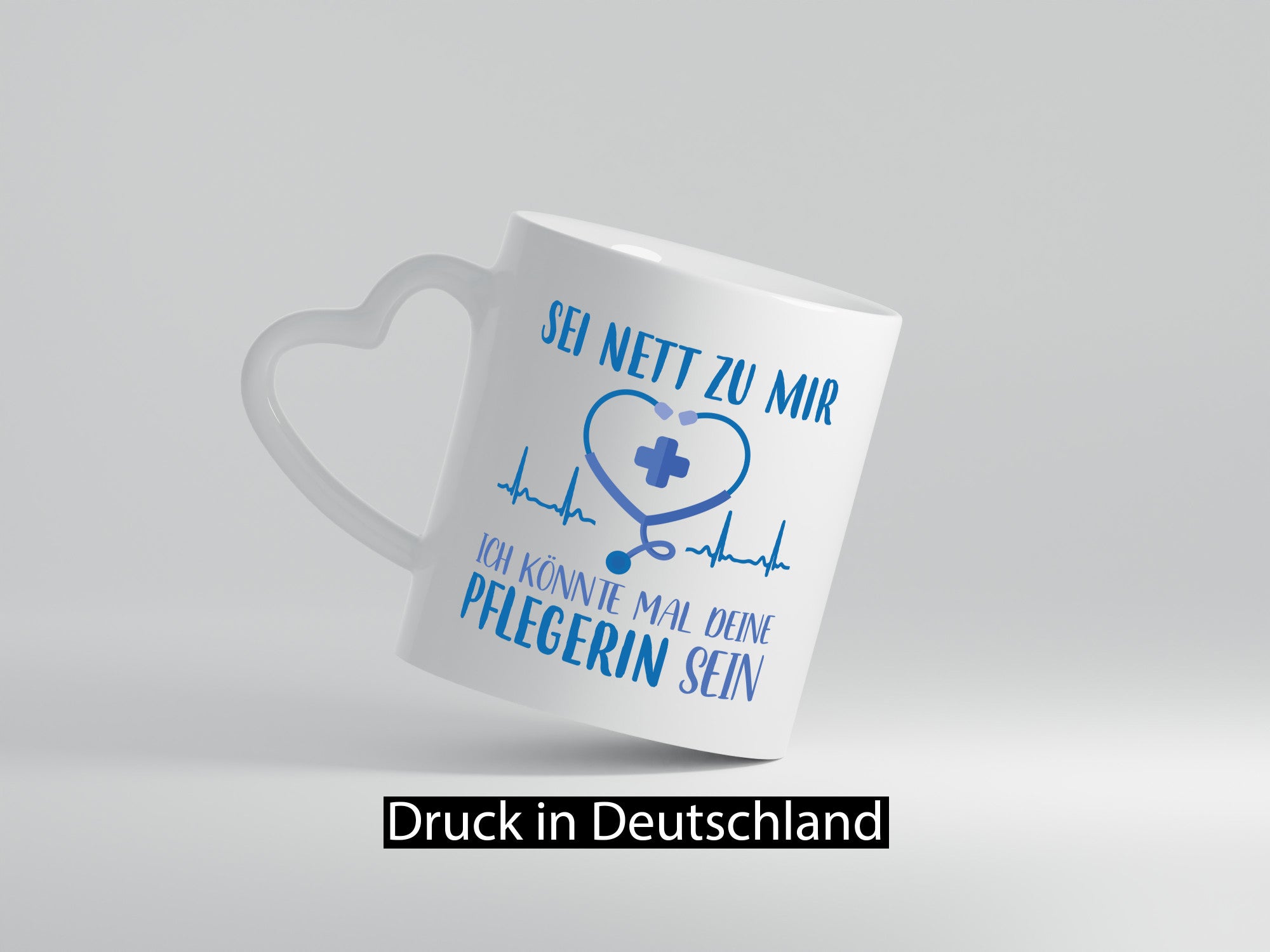 Sei Nett zu mir ich könnte deine Pflegerin sein Geschenk Humor Geschenkidee