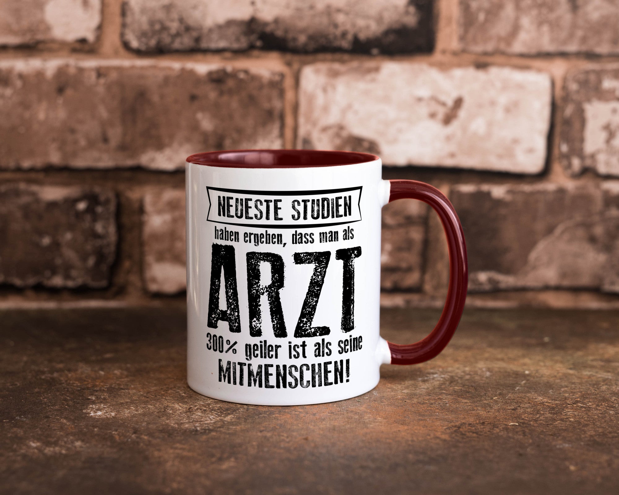 Neuste Studien: Arzt | Medizin Doktor Facharzt Geschenkidee Humor Tasse
