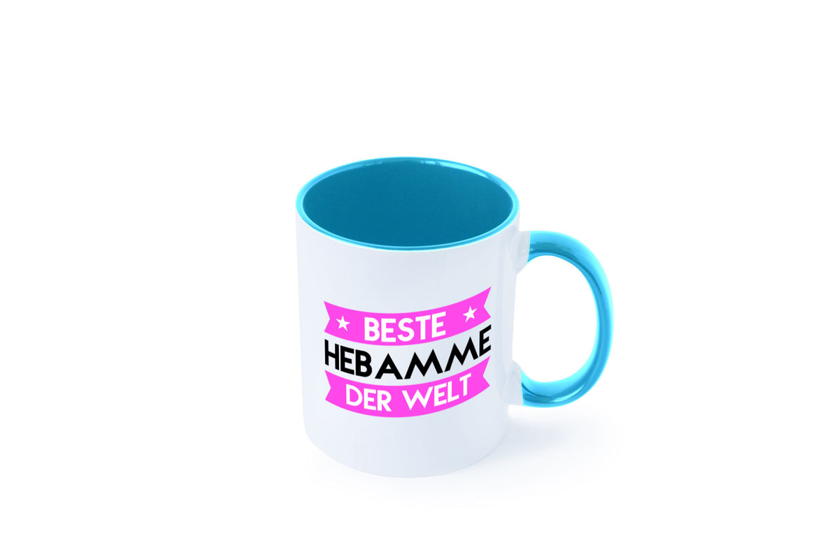 Beste Hebamme | Geburtshilfe lustiger Spruch Geschenk Humor Geschenkidee Tasse
