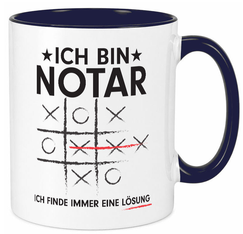 Löse Probleme: Notar | Jurist lustiger Spruch Geschenk Humor Geschenkidee Tasse
