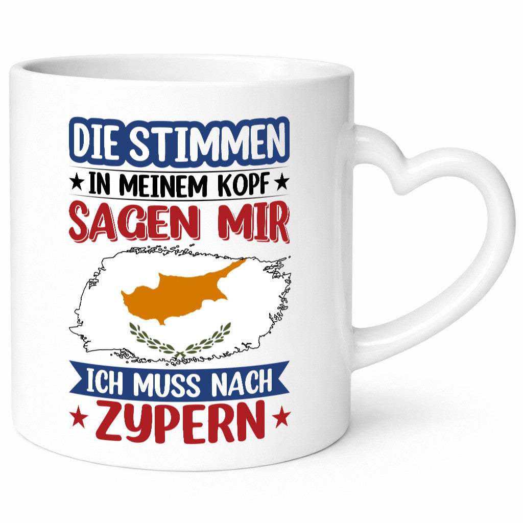 Zypern | Urlaub Stimmen in meinem Kopf Traumland lustiger Spruch Geschenk Humor