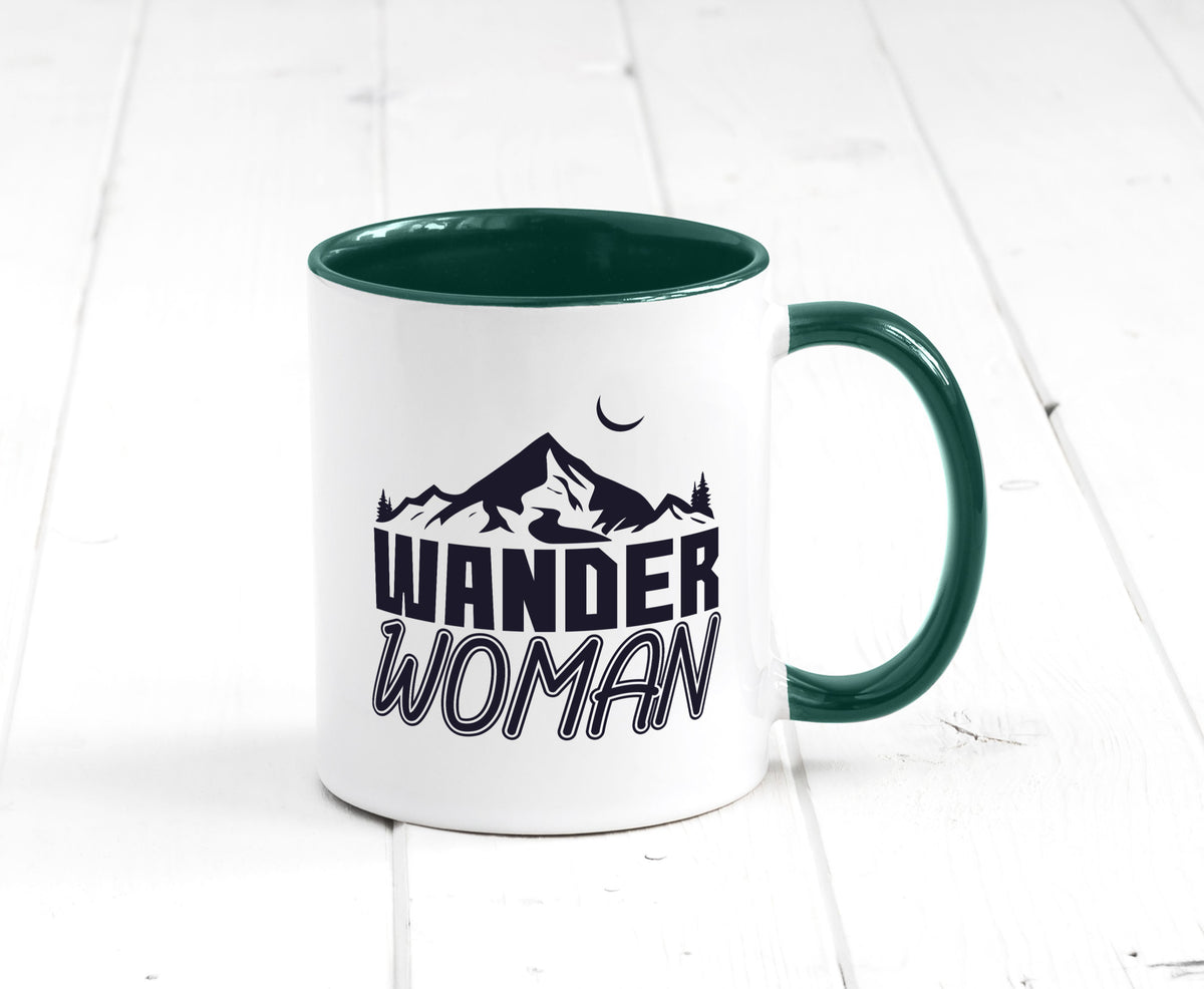 Wander Woman | Frauen Tasse Wanderer Bergsteigen lustig Familie Geschenkidee
