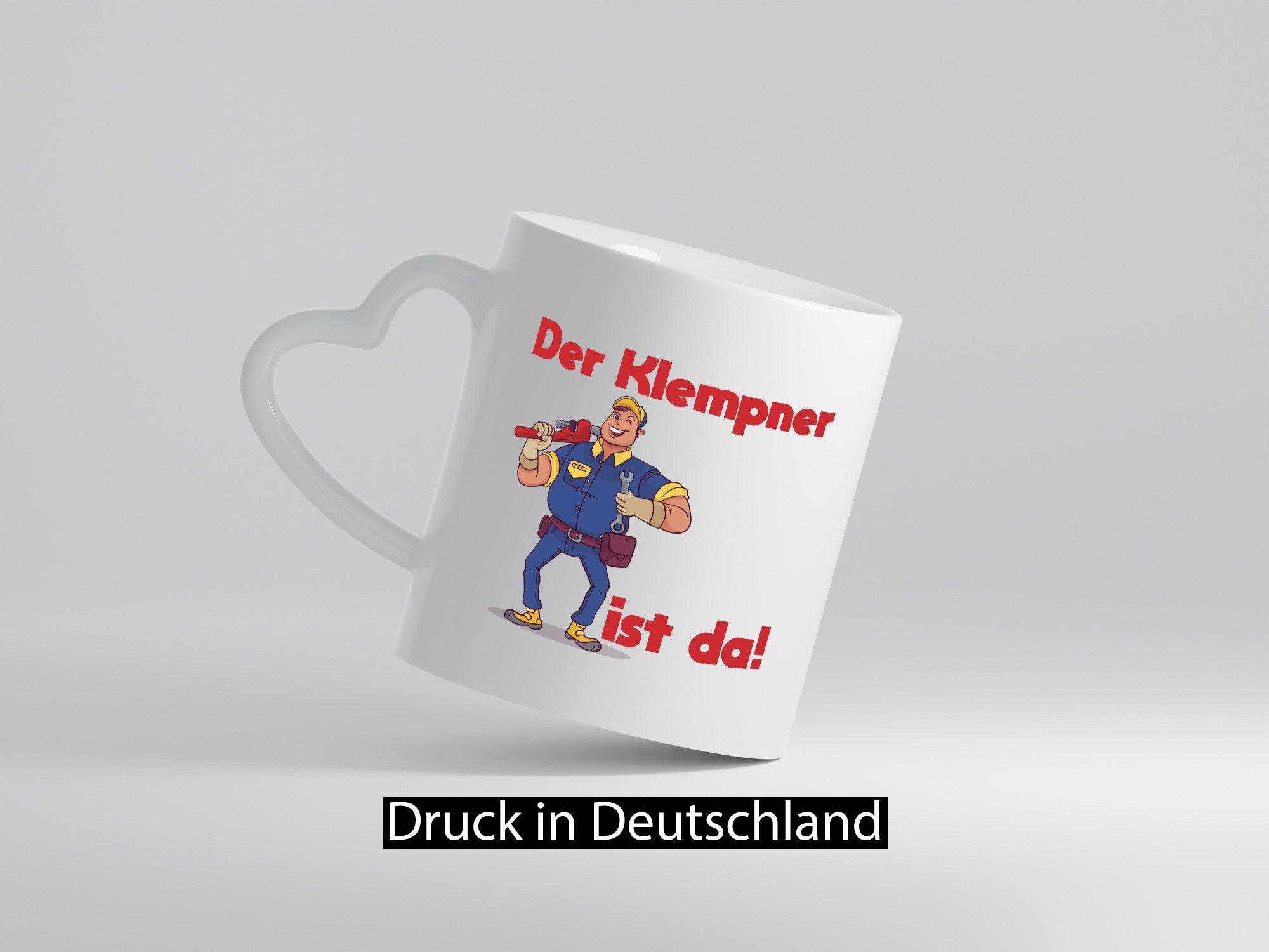 Der Klempner ist da | lustig Humor Geschenkidee Geschenk Tasse
