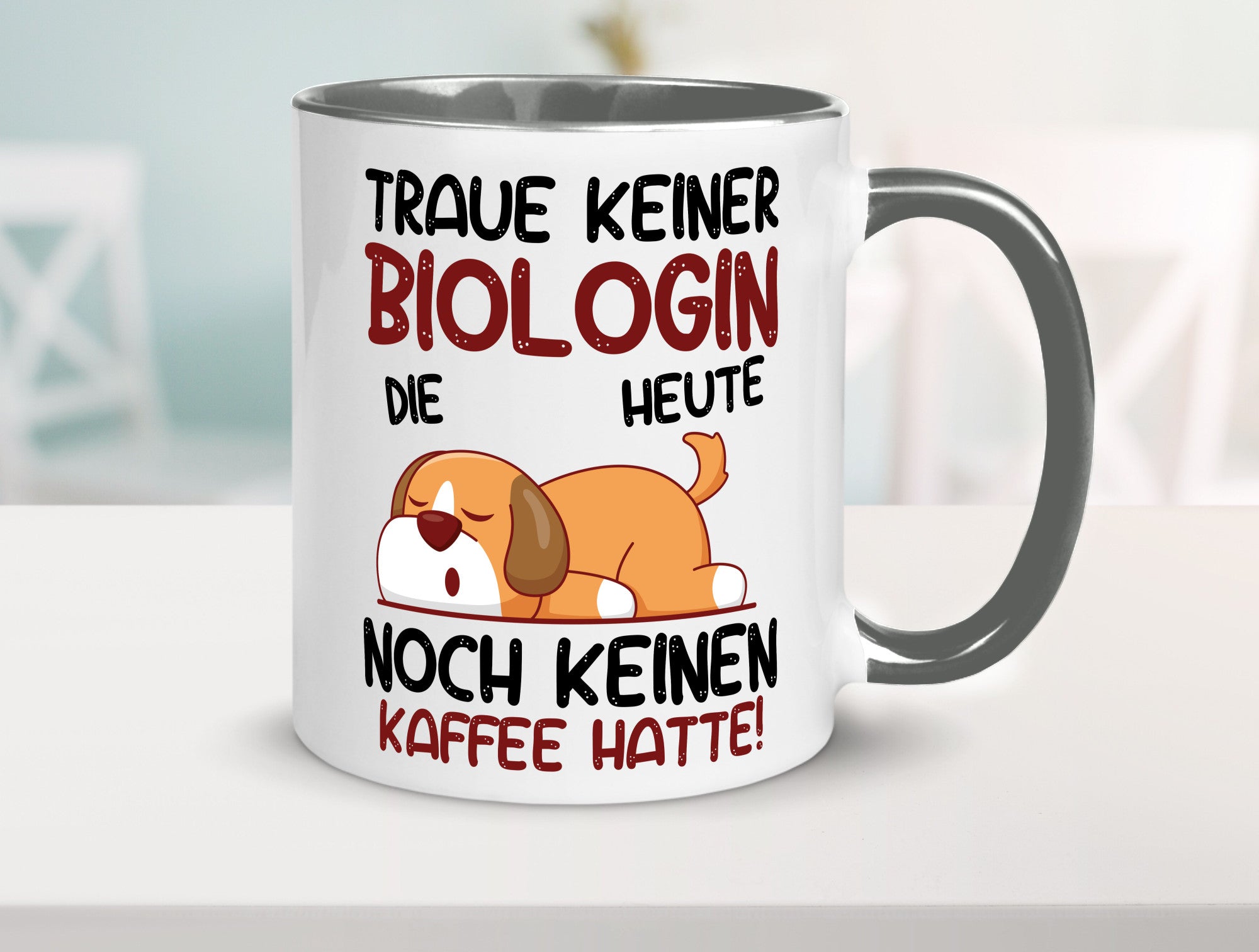 Traue keiner Biologin | Biologie Naturforscherin Geschenkidee Humor Tasse