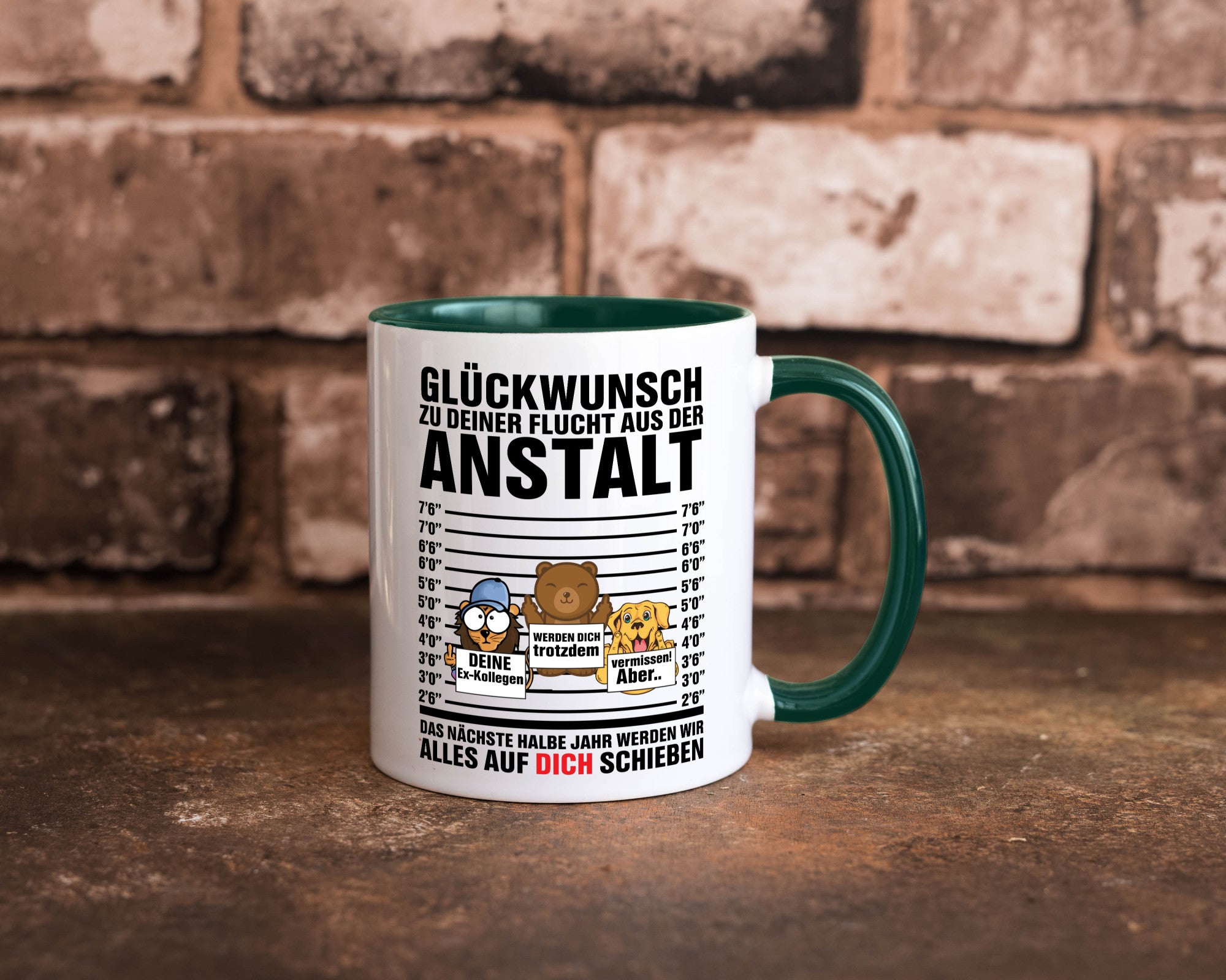 Glückwunsch zur Flucht | Arbeitskollegen Berufswechel Humor Arbeit Kollegen