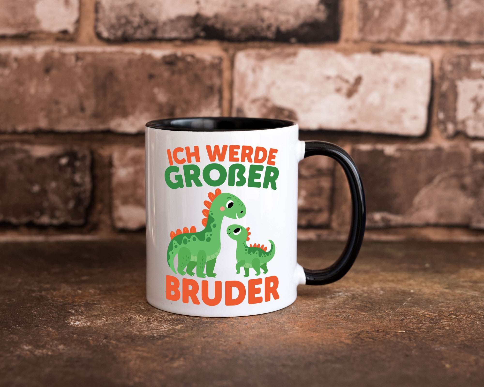 Ich werde Großer Bruder | Dino Brudersaurus lustig Humor Geschenkidee Geschenk