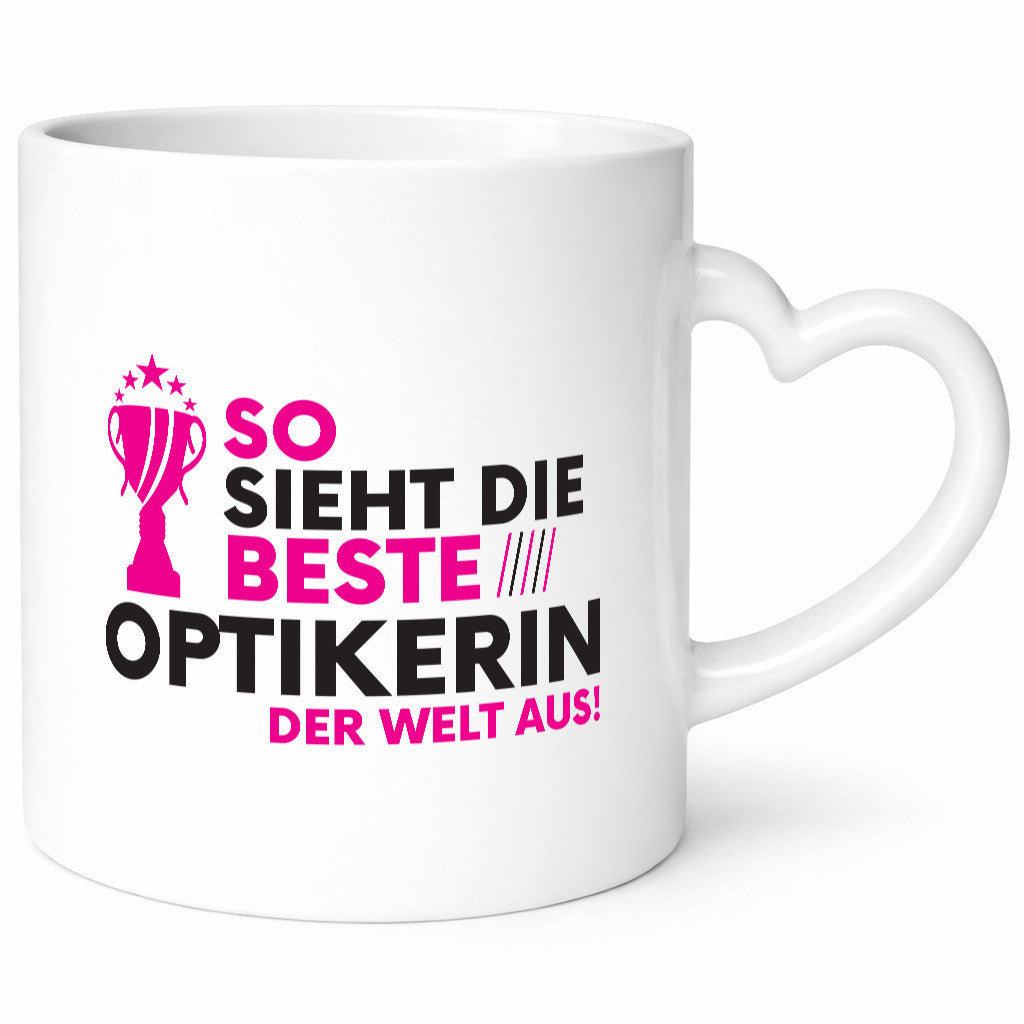 Die Weltbeste Optikerin | Augenoptik Humor Geschenkidee Tasse