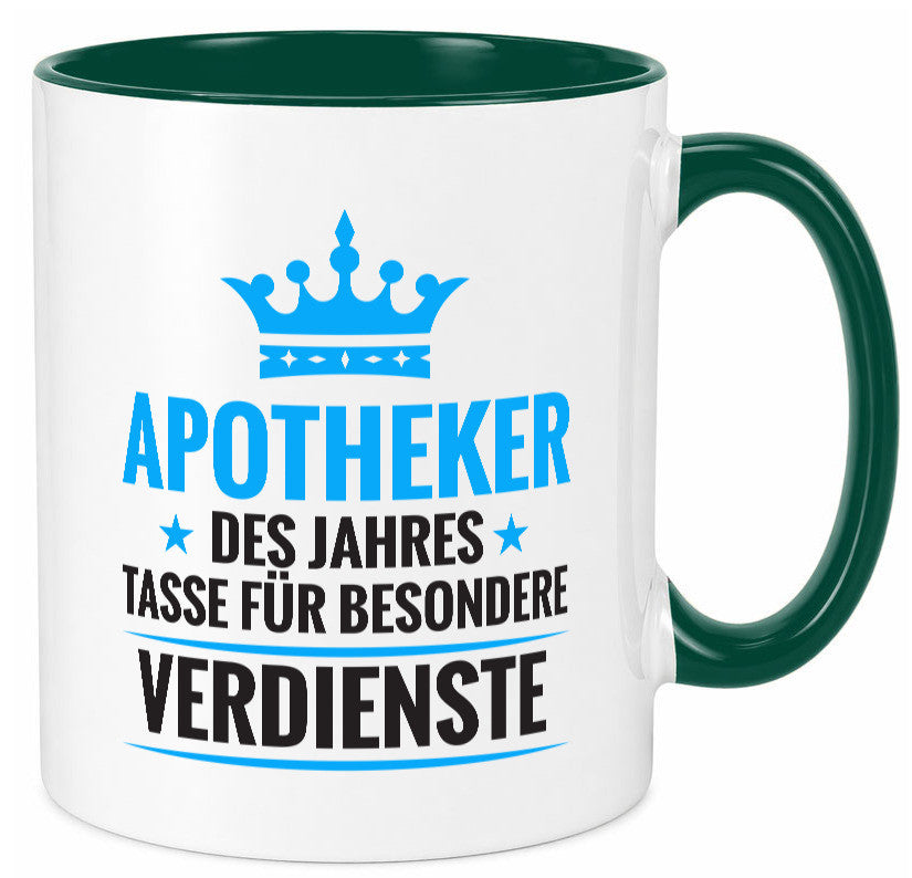 Besonderer Verdienst: Apotheker | Apotheke Pharmazie lustiger Spruch Geschenk