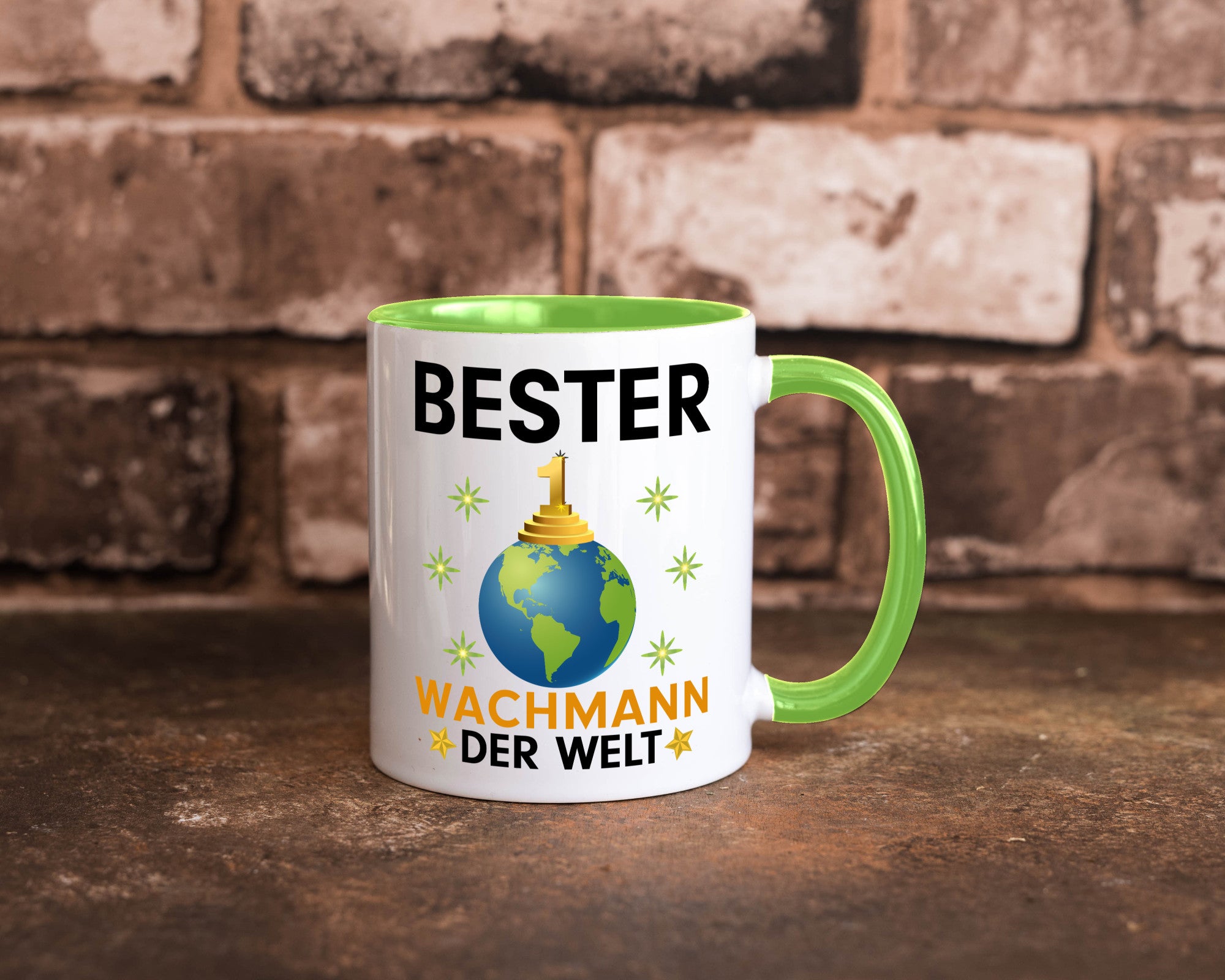 Welt Bester Wachmann | Wachpersonal Nachtwächter Humor Geschenkidee Tasse