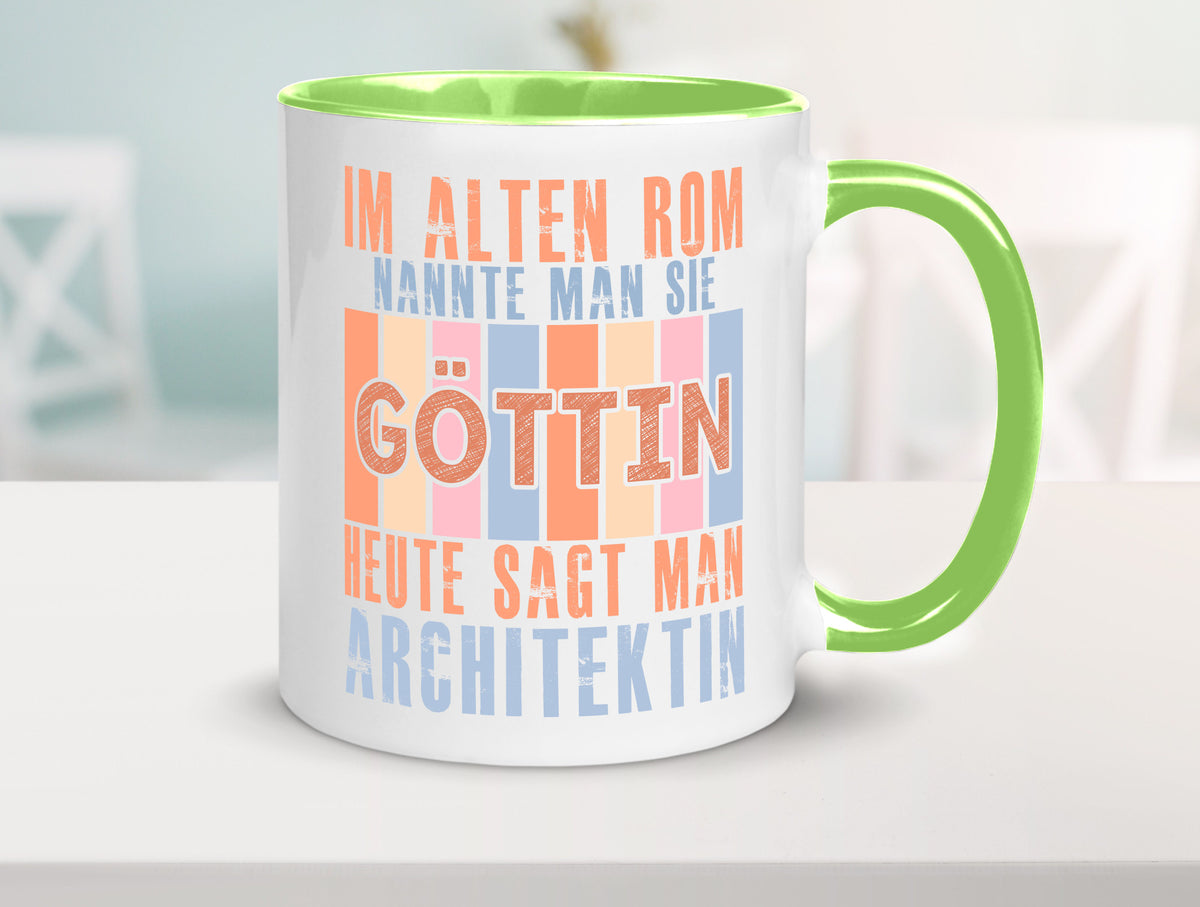 Heute sagt man: Architektin | Architektur Büro lustiger Spruch Geschenk Arbeit Tasse