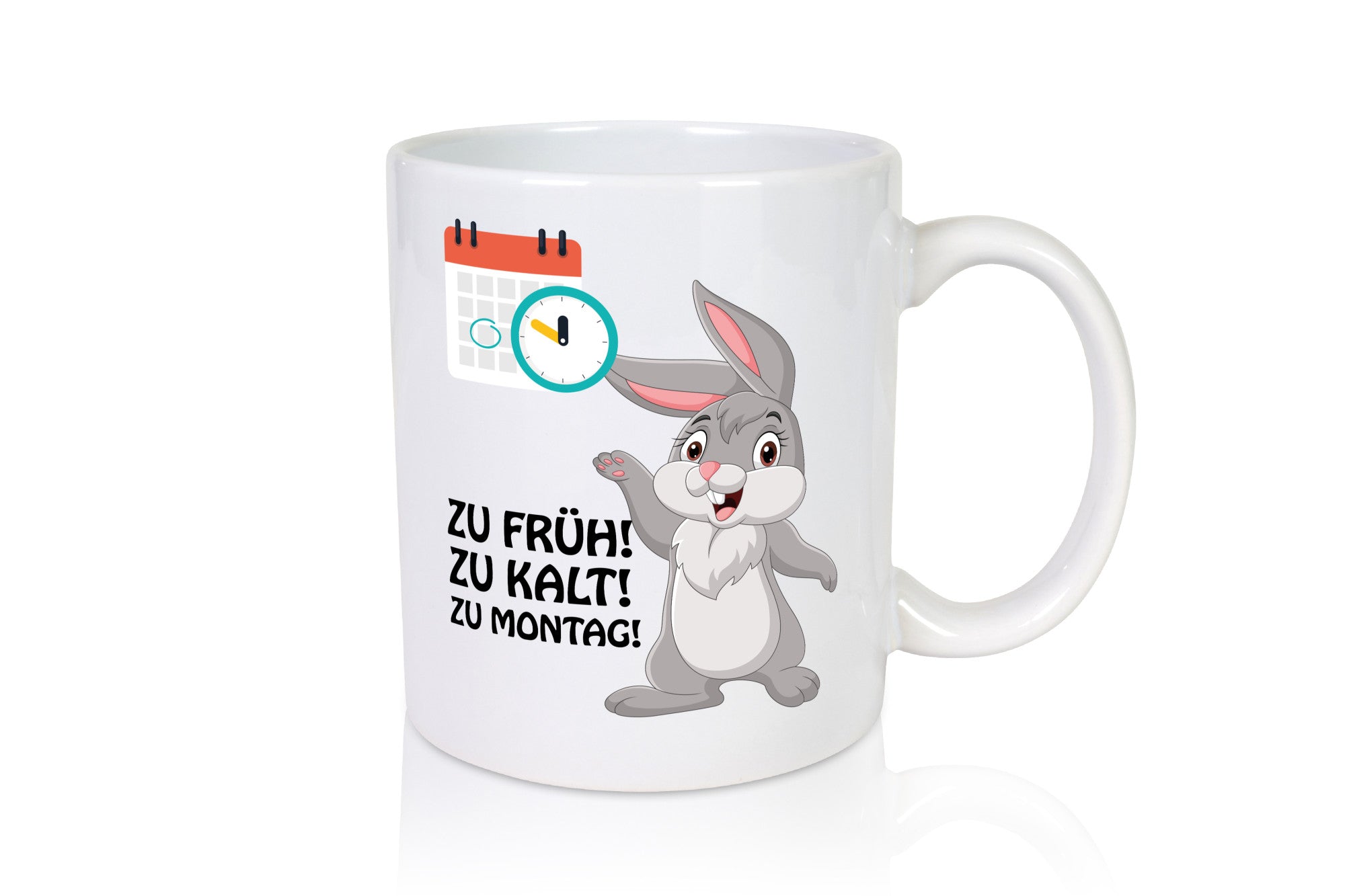 Kalter Montag Geschenkidee Humor Tasse