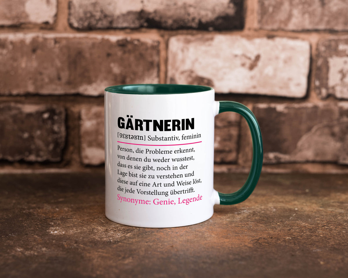 Gärtnerin | lustig Gartenbau Beruf Spruch Geschenk Arbeit Kollegen Büro Tasse