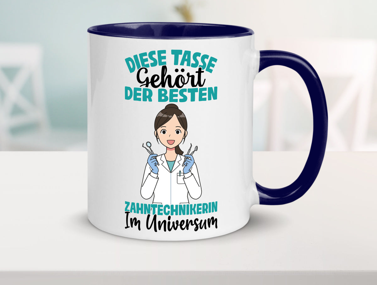 Im Universum: Zahntechnikerin | Zahnmedizin Humor Geschenkidee Tasse