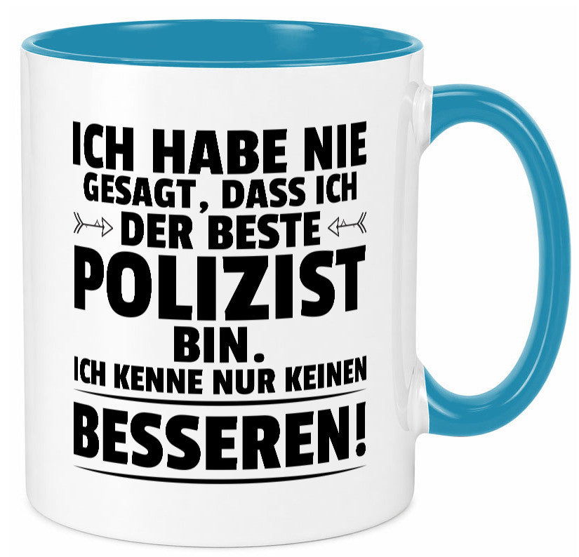 Der Beste Polizist | Polizei Humor Geschenkidee Tasse