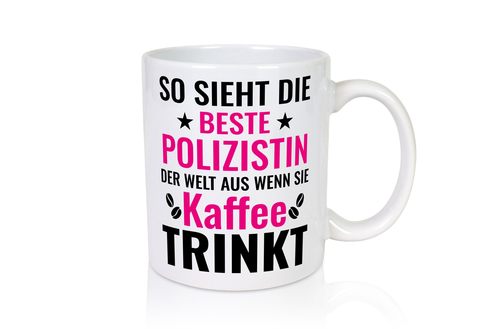 Kaffee trinkt: Polizistin | Beruf Polizei Geschenkidee Arbeit Kollegen Büro