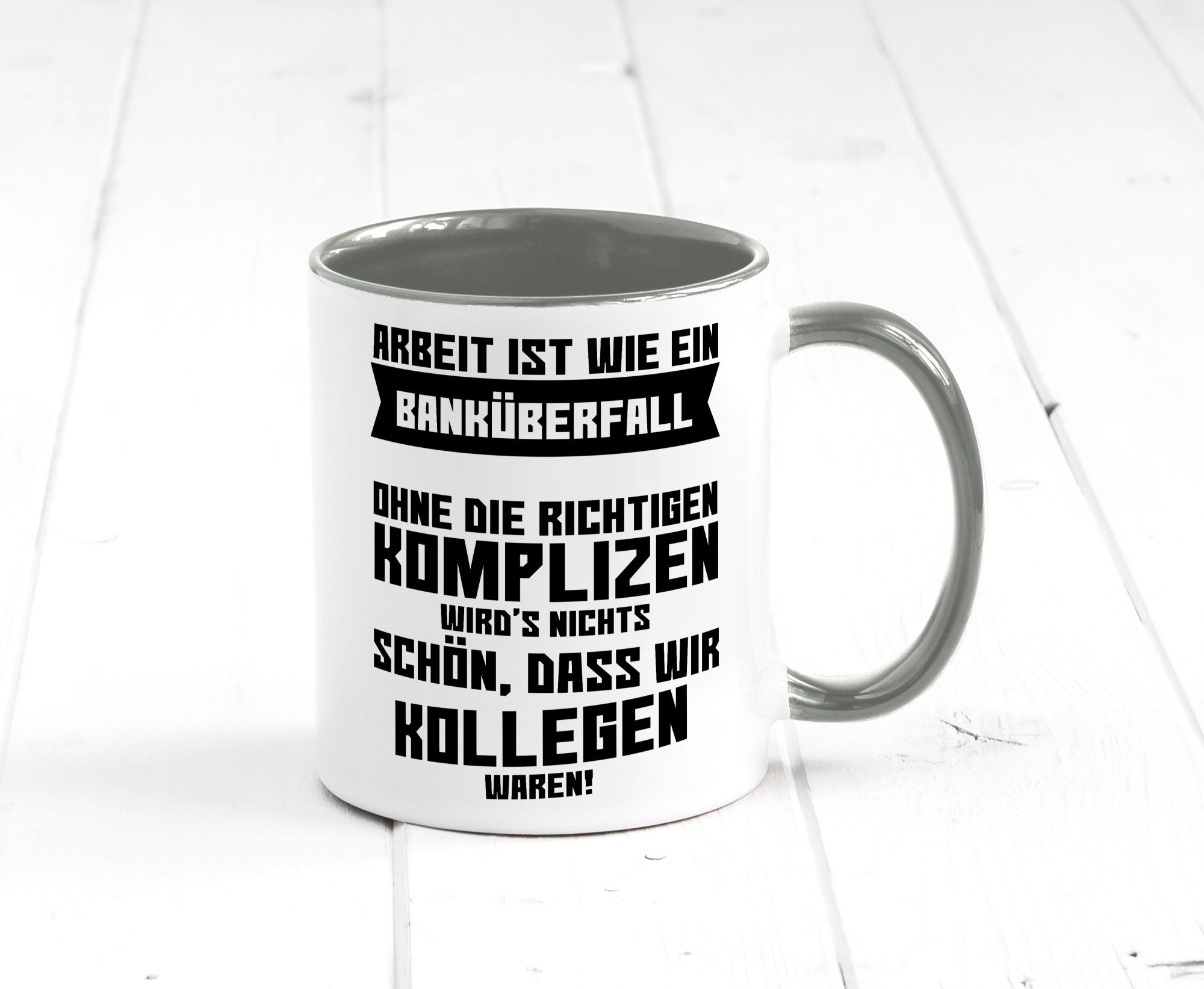 Arbeit | Kollegen Komplizen Jobwechsel Abschied Büro lustiger Spruch Geschenk