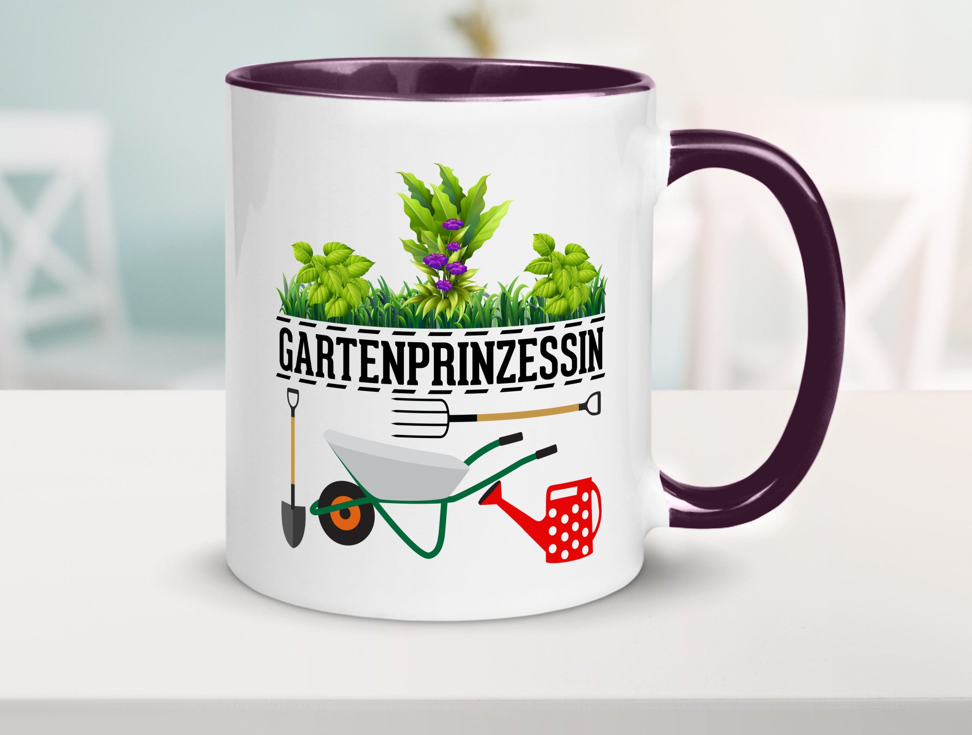 Gartenprinzessin | Gärtnerin Gartenliebhaber Geschenk Humor Geschenkidee