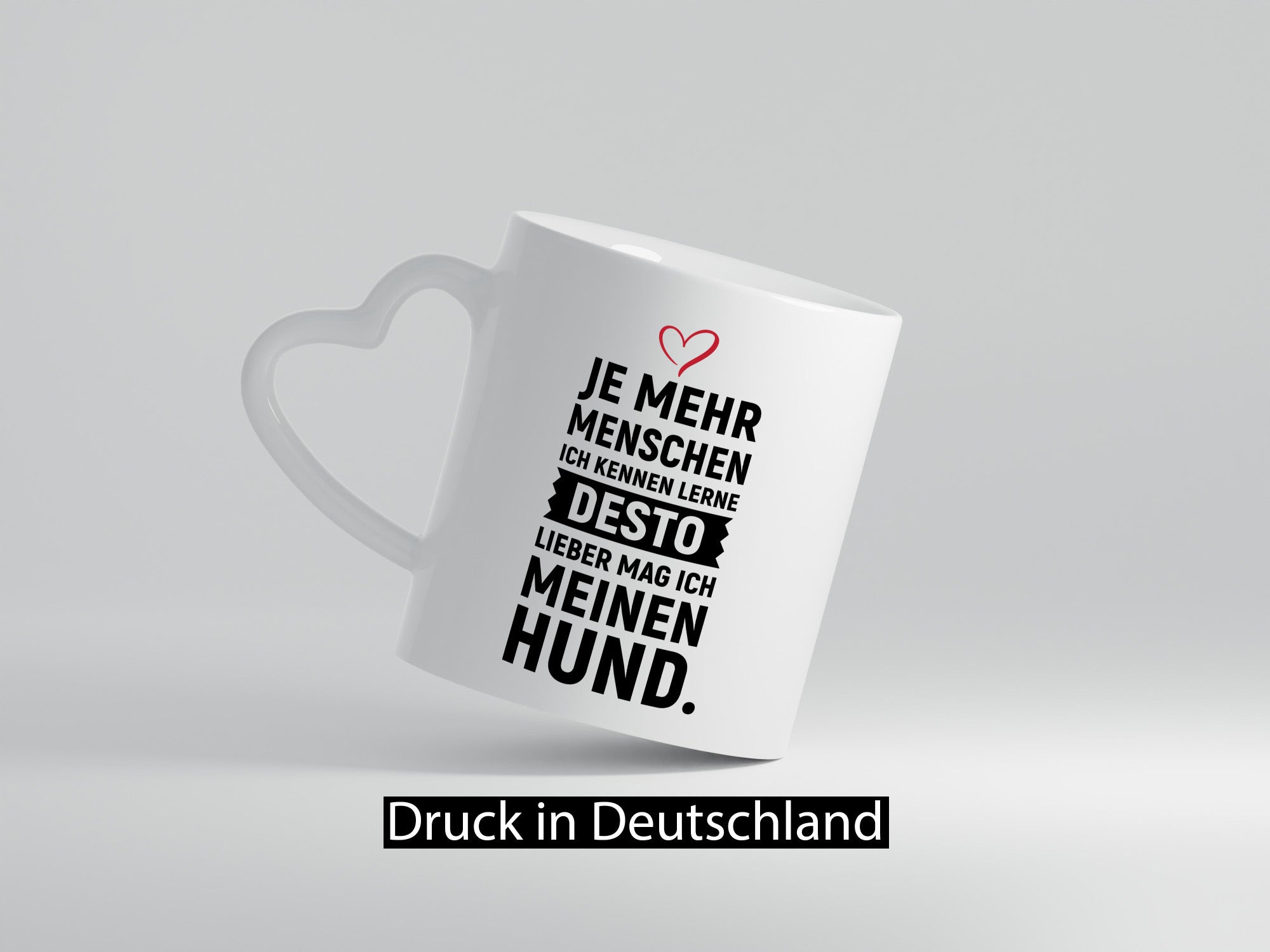 Je mehr Menschen ich kenne | mag meinen hund lustiger Spruch Geschenk
