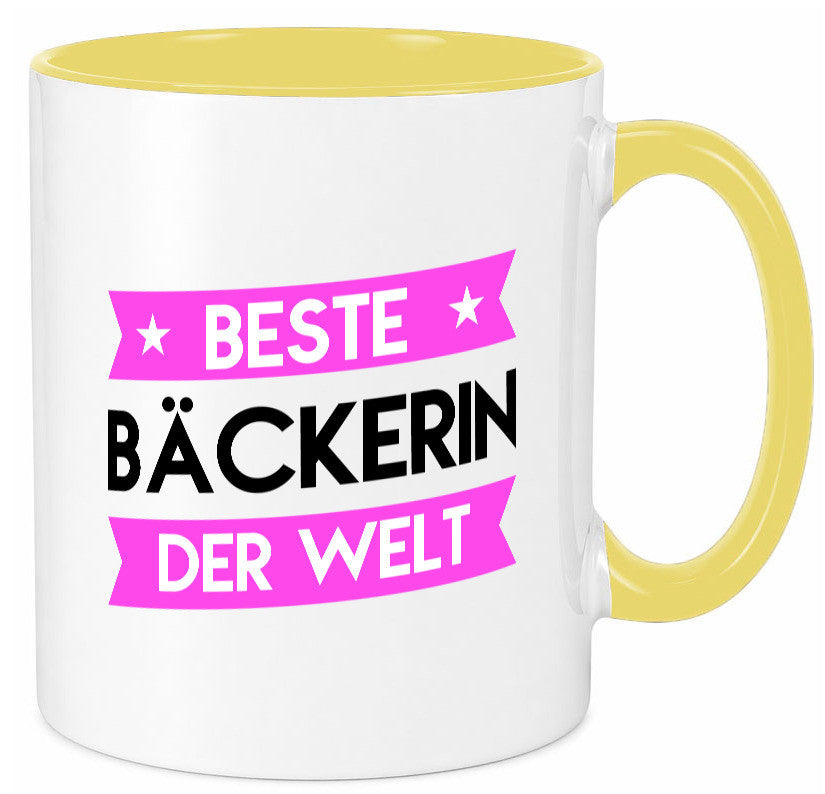 Beste Bäckerin | Bäckerei Frauen Backen lustig Humor Geschenkidee Geschenk Tasse