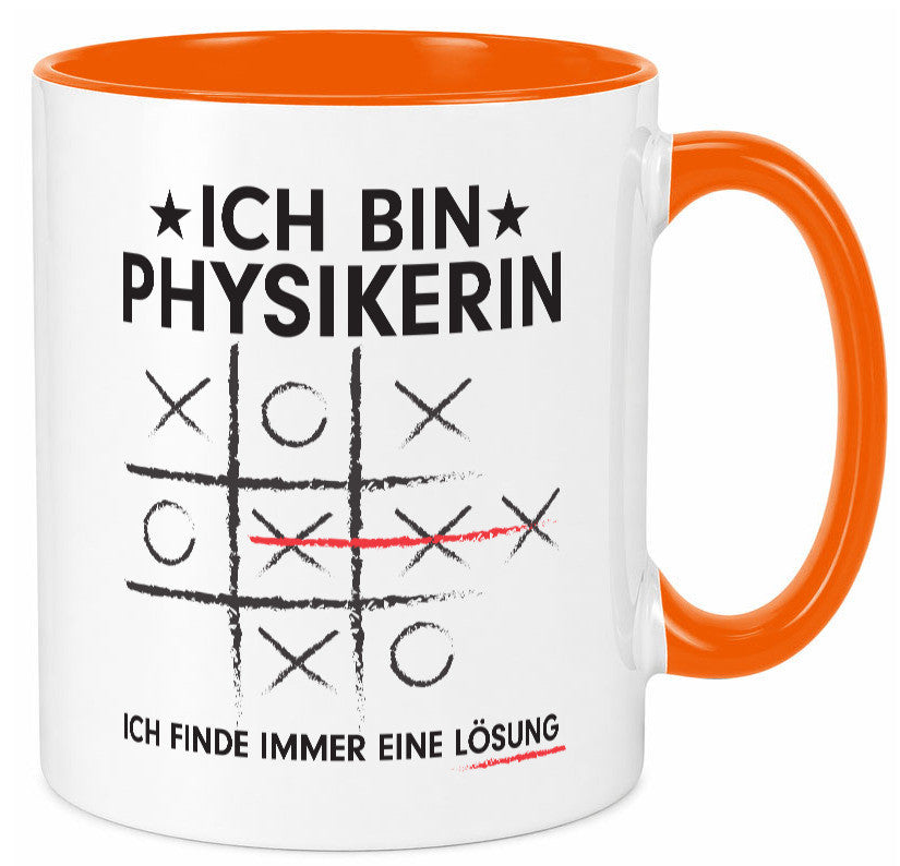 Löse Probleme: Physikerin | Physik Humor Geschenkidee Tasse