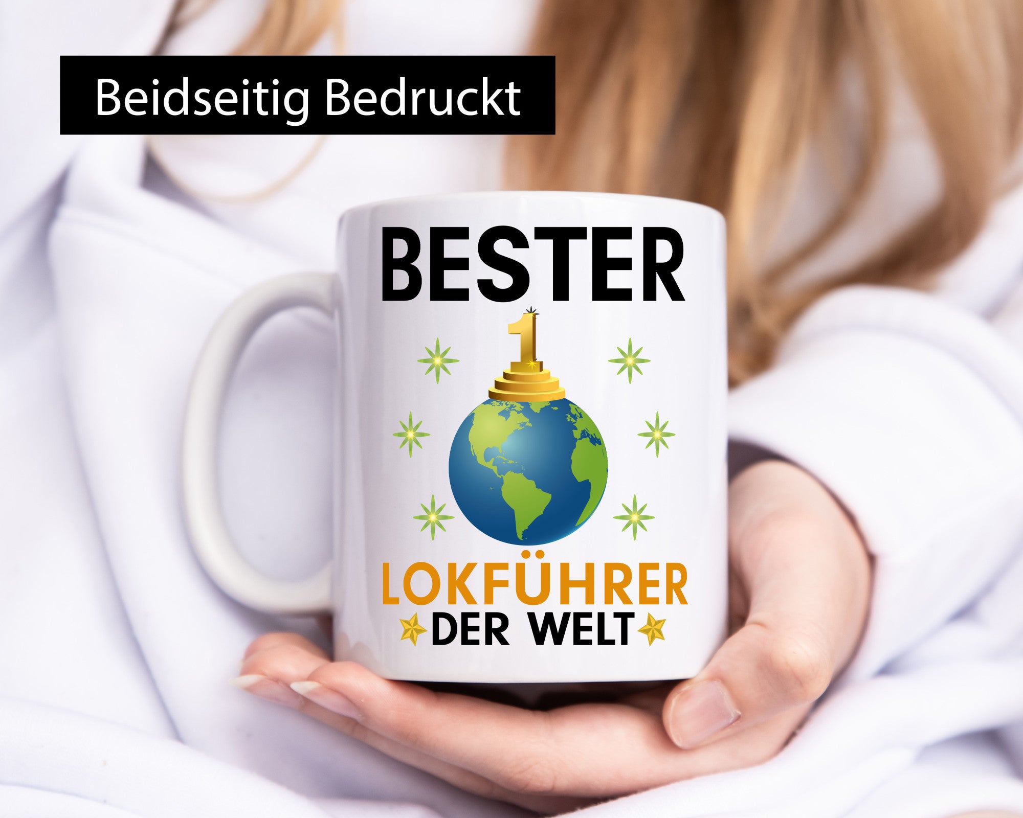Welt Bester Lokführer | Zug Beruf Humor Arbeit Kollegen Büro Geschenkidee Tasse