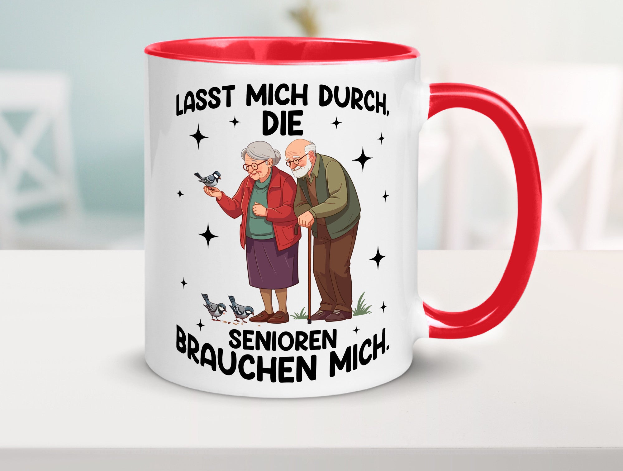 Senioren brauchen mich | Altenpflege Pflegekraft lustiger Spruch Geschenk Humor