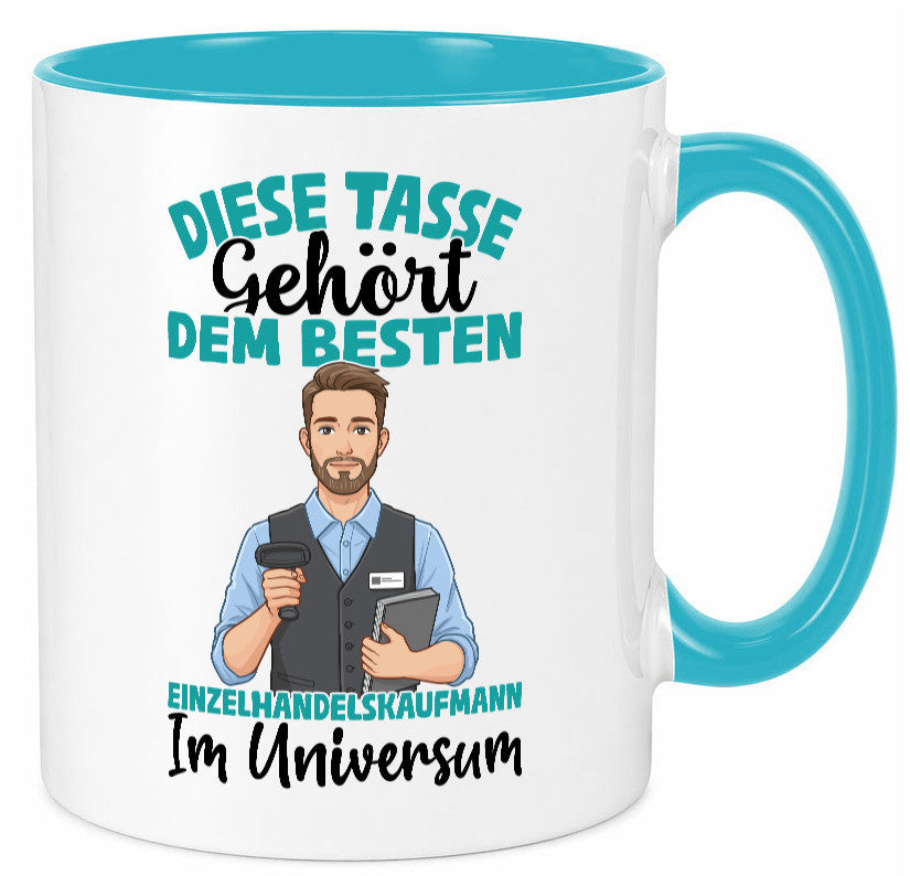 Im Universum: Einzelhandelskaufmann | Einzelhandel Geschenk Humor Geschenkidee Tasse